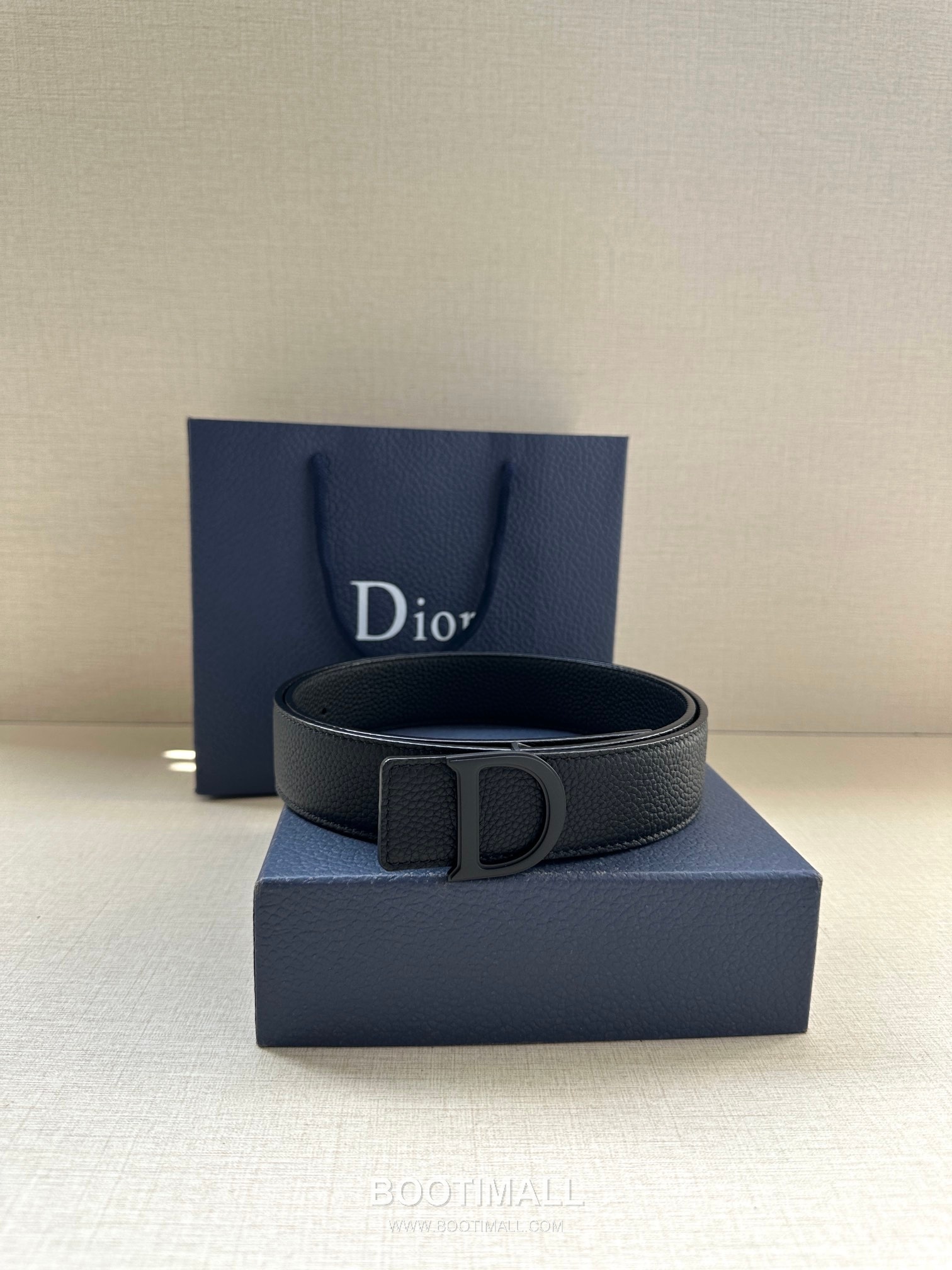 Dior Calfskin Grained Leather Reversible Belt with Logo Buckle Palladium 디올 카프스킨 그레인 레더 리버서블 벨트 로고 버클 황동 베이스 팔라듐 피니시 3.5cm 2