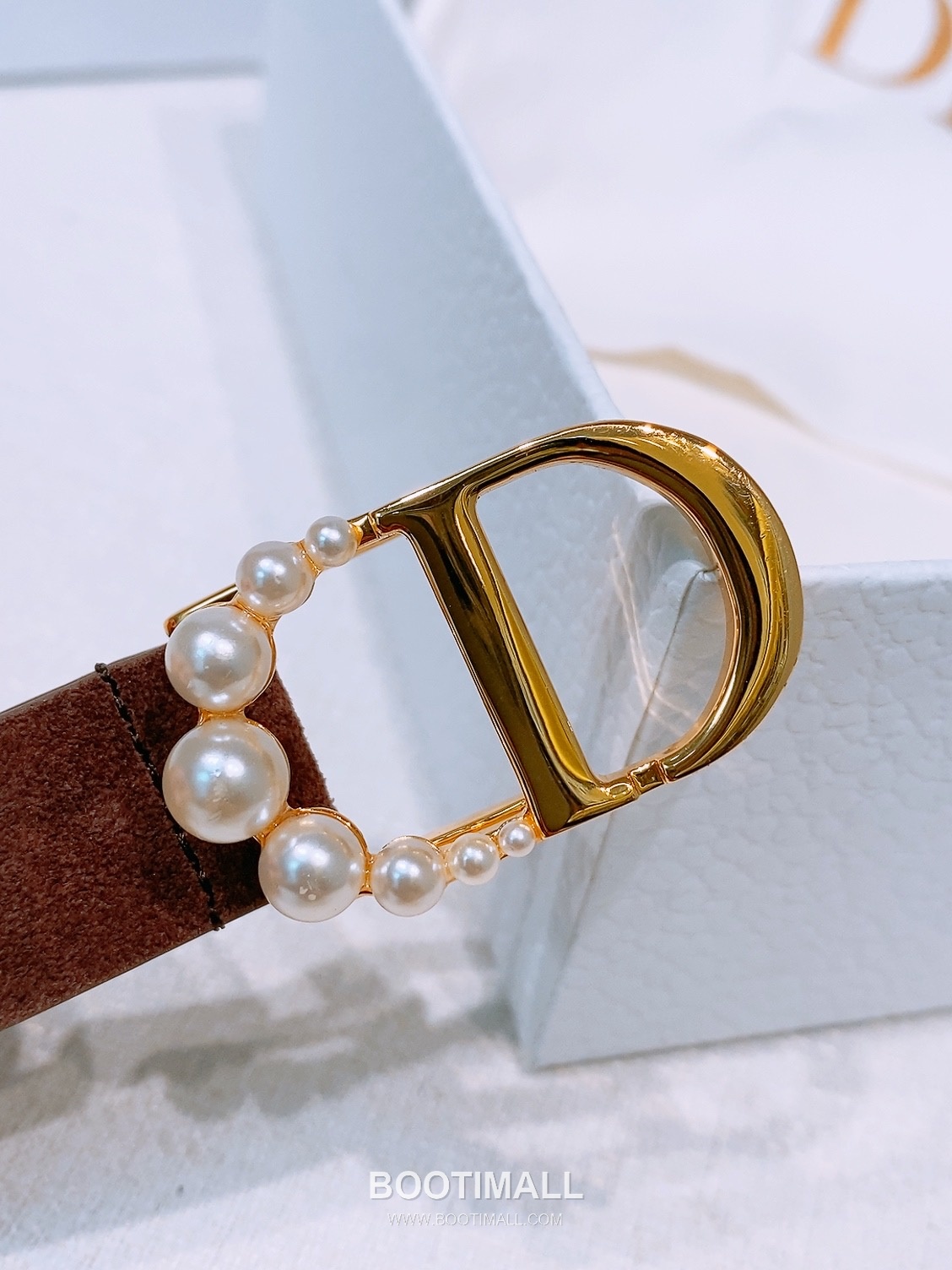 Dior Saddle Suede Calfskin Leather Belt with CD Buckle Gold-Plated 디올 새들 스웨이드 카프스킨 레더 벨트 CD 버클 황동 베이스 금도금 2.0cm 4