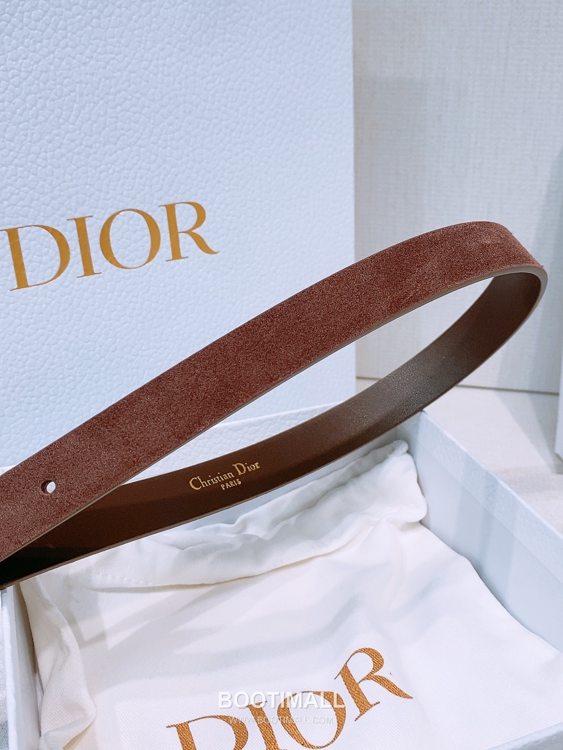Dior Saddle Suede Calfskin Leather Belt with CD Buckle Gold-Plated 디올 새들 스웨이드 카프스킨 레더 벨트 CD 버클 황동 베이스 금도금 2.0cm 6