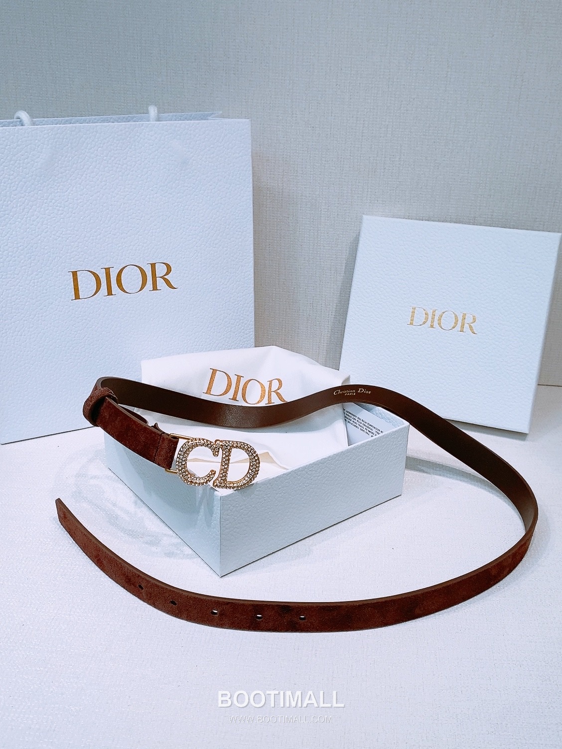 Dior Saddle Suede Calfskin Leather Belt with CD Buckle Gold-Plated 디올 새들 스웨이드 카프스킨 레더 벨트 CD 버클 황동 베이스 금도금 2.0cm 2
