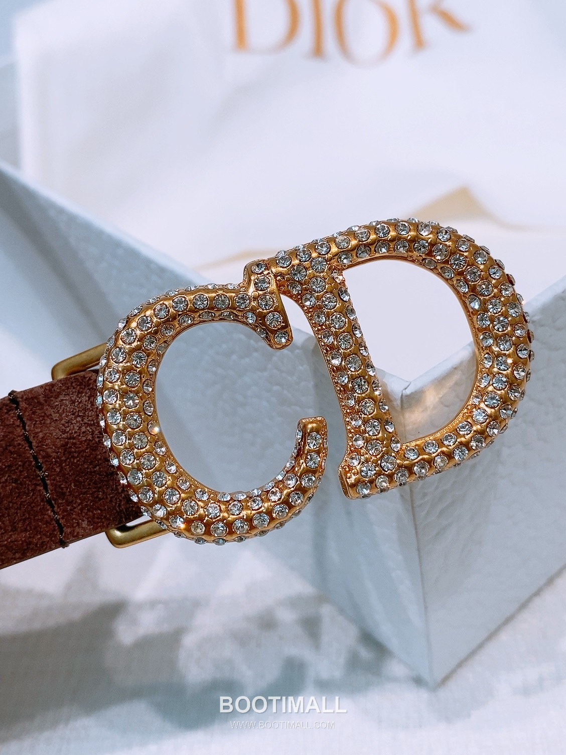 Dior Saddle Suede Calfskin Leather Belt with CD Buckle Gold-Plated 디올 새들 스웨이드 카프스킨 레더 벨트 CD 버클 황동 베이스 금도금 2.0cm 4