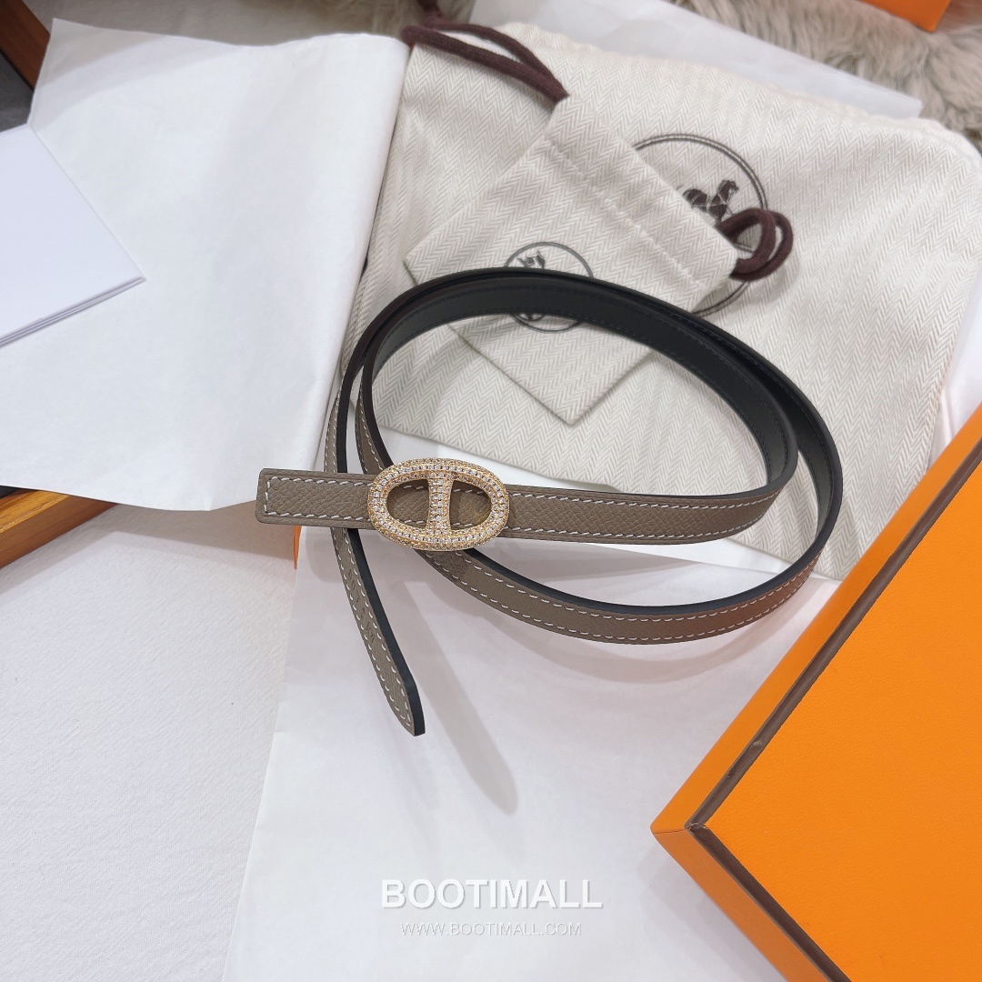 Hermes Constance Epsom Leather Reversible Belt with H Buckle Gold-Plated 에르메스 콘스탄스 엡송 레더 리버서블 벨트 H버클 황동 베이스 금도금 1.3cm 2