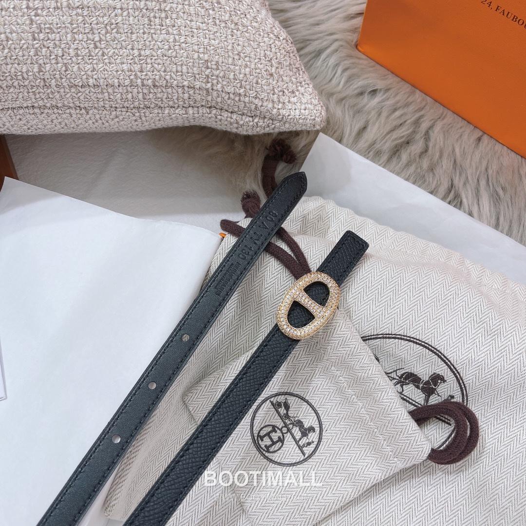 Hermes Constance Epsom Leather Reversible Belt with H Buckle Gold-Plated 에르메스 콘스탄스 엡송 레더 리버서블 벨트 H버클 황동 베이스 금도금 1.3cm 5