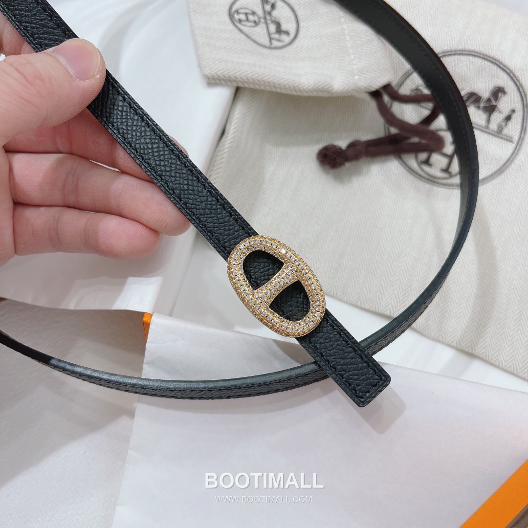 Hermes Constance Epsom Leather Reversible Belt with H Buckle Gold-Plated 에르메스 콘스탄스 엡송 레더 리버서블 벨트 H버클 황동 베이스 금도금 1.3cm 6