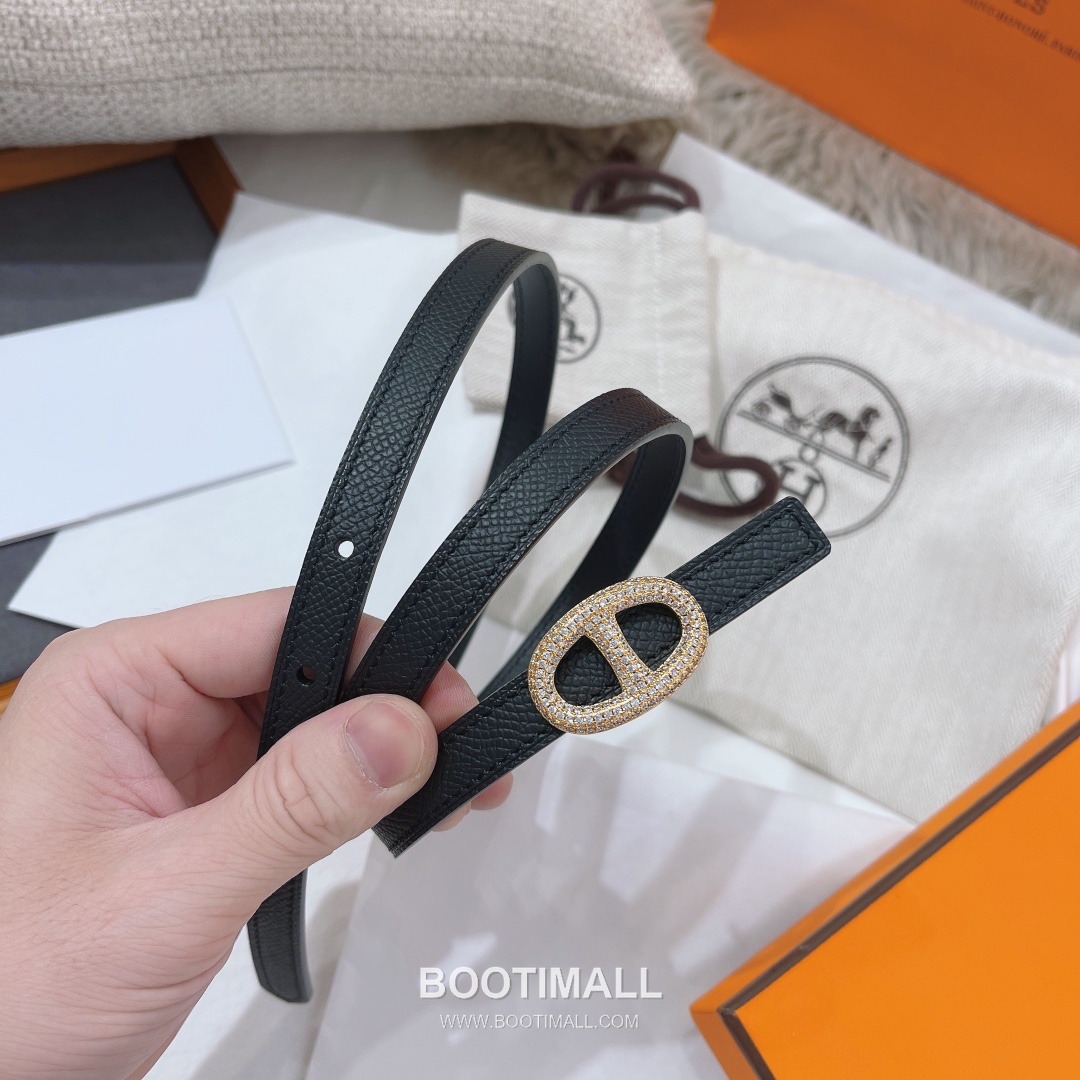 Hermes Constance Epsom Leather Reversible Belt with H Buckle Gold-Plated 에르메스 콘스탄스 엡송 레더 리버서블 벨트 H버클 황동 베이스 금도금 1.3cm 7