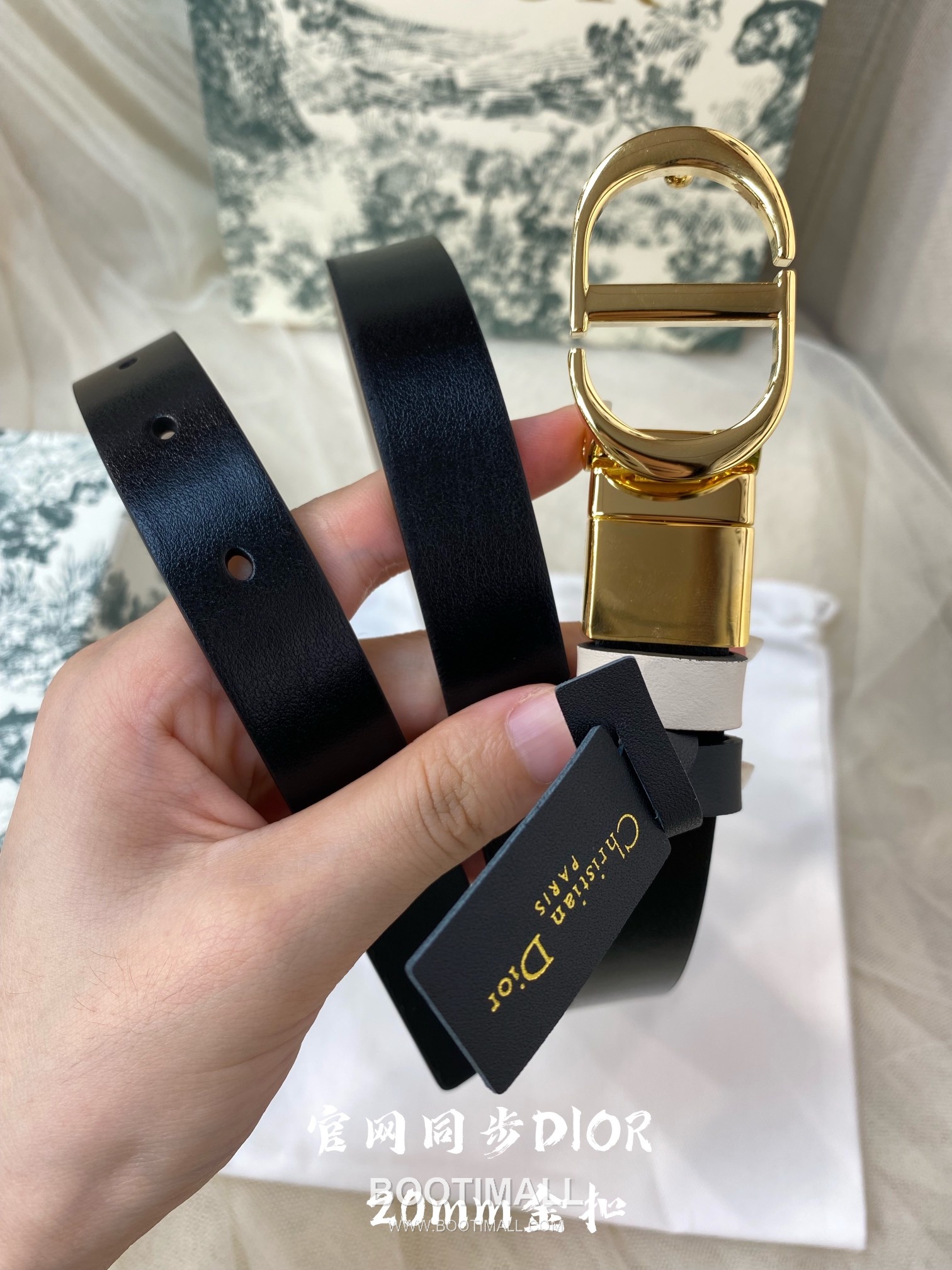 Dior Calfskin Leather Reversible Belt with Rotating Logo Buckle Palladium 디올 카프스킨 레더 리버서블 벨트 로테이팅 로고 버클 황동 베이스 팔라듐 피니시 3.0cm 6