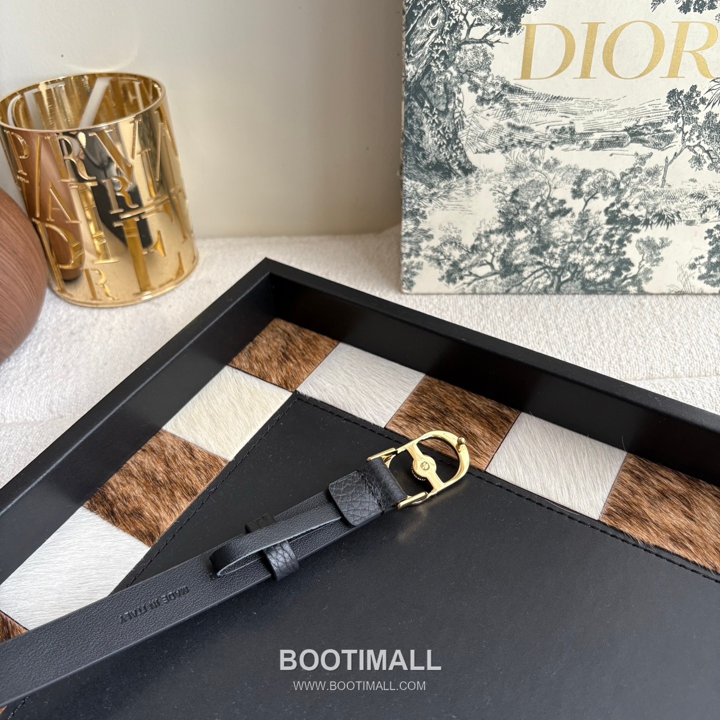 Dior Calfskin Leather Belt with Crystal CD Buckle Gold-Plated 디올 카프스킨 레더 벨트 크리스탈 CD 버클 황동 베이스 금도금 2.0cm 3