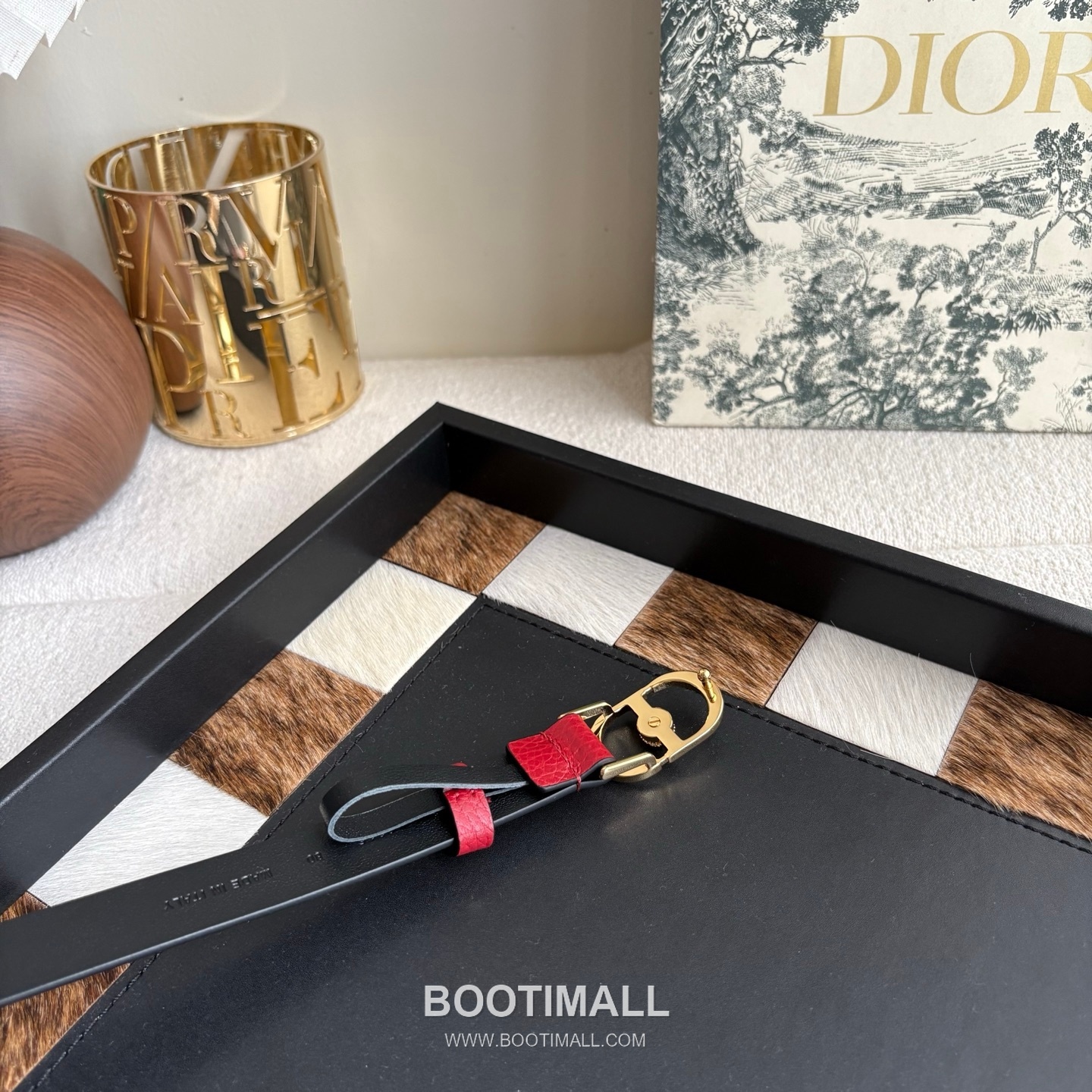 Dior Calfskin Leather Belt with Crystal CD Buckle Gold-Plated 디올 카프스킨 레더 벨트 크리스탈 CD 버클 황동 베이스 금도금 2.0cm 3