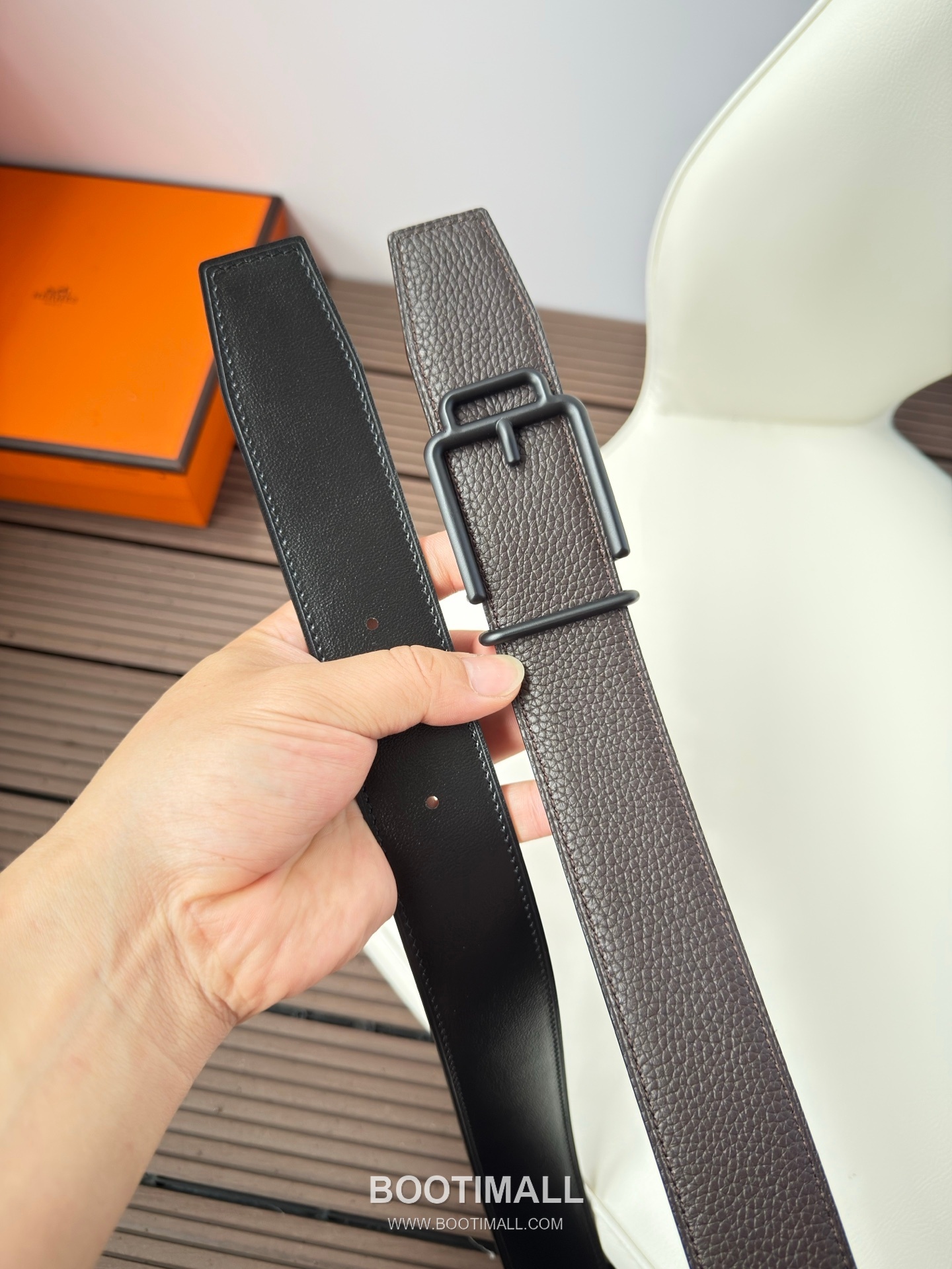 Hermes Constance Calfskin Leather Reversible Belt with H Buckle Palladium 에르메스 콘스탄스 카프스킨 레더 리버서블 벨트 H버클 스테인리스 스틸 팔라듐 피니시 3.8cm 5