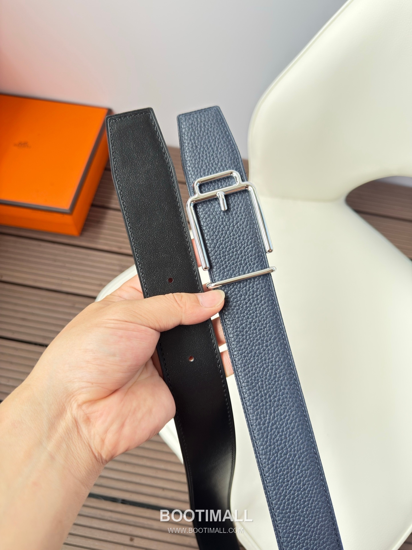 Hermes Constance Calfskin Leather Reversible Belt with H Buckle Palladium 에르메스 콘스탄스 카프스킨 레더 리버서블 벨트 H버클 스테인리스 스틸 팔라듐 피니시 3.8cm 5