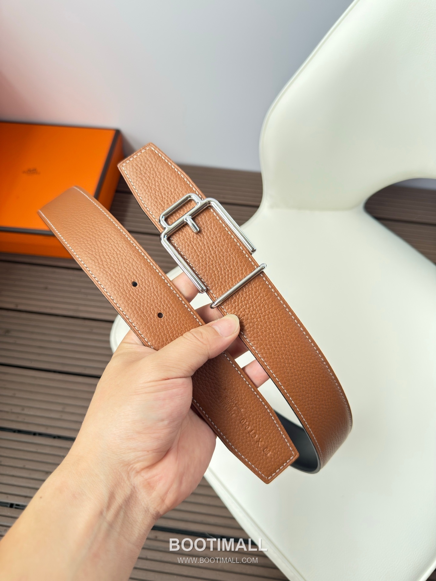 Hermes Constance Calfskin Leather Reversible Belt with H Buckle Palladium 에르메스 콘스탄스 카프스킨 레더 리버서블 벨트 H버클 스테인리스 스틸 팔라듐 피니시 3.8cm 4