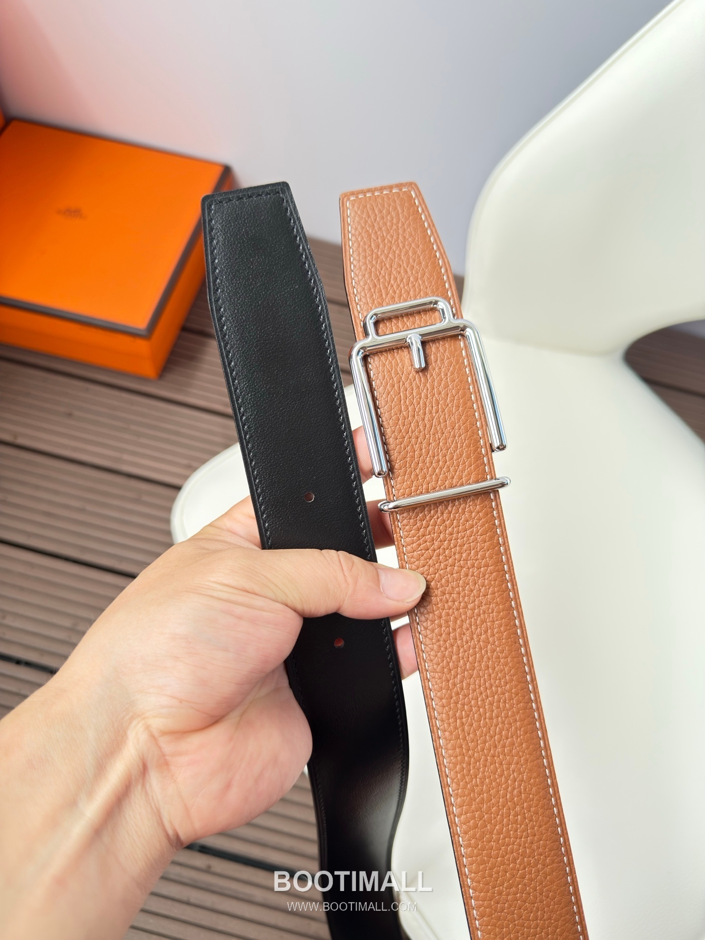 Hermes Constance Calfskin Leather Reversible Belt with H Buckle Palladium 에르메스 콘스탄스 카프스킨 레더 리버서블 벨트 H버클 스테인리스 스틸 팔라듐 피니시 3.8cm 5