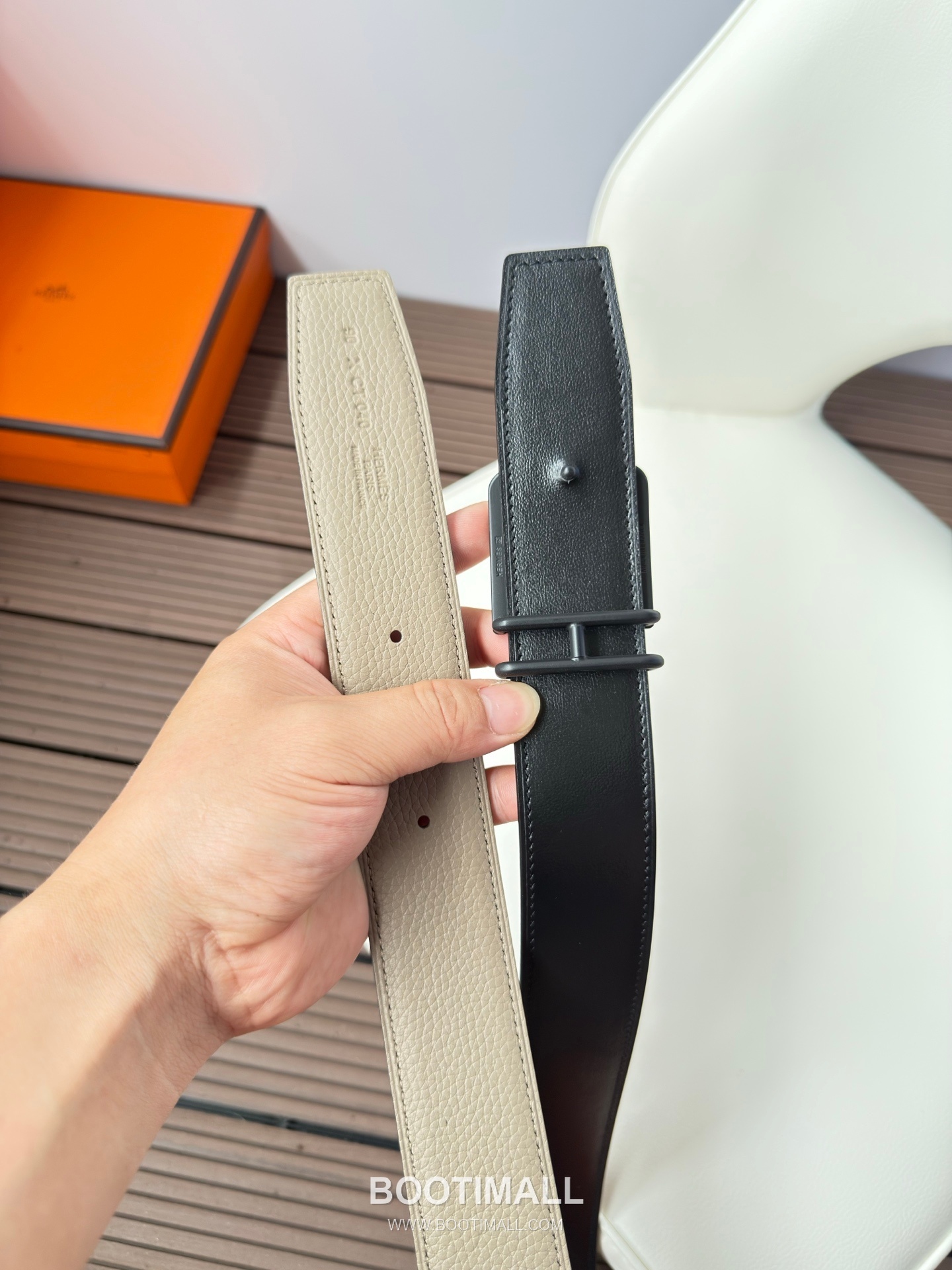 Hermes Constance Calfskin Leather Reversible Belt with H Buckle Palladium 에르메스 콘스탄스 카프스킨 레더 리버서블 벨트 H버클 스테인리스 스틸 팔라듐 피니시 3.8cm 6