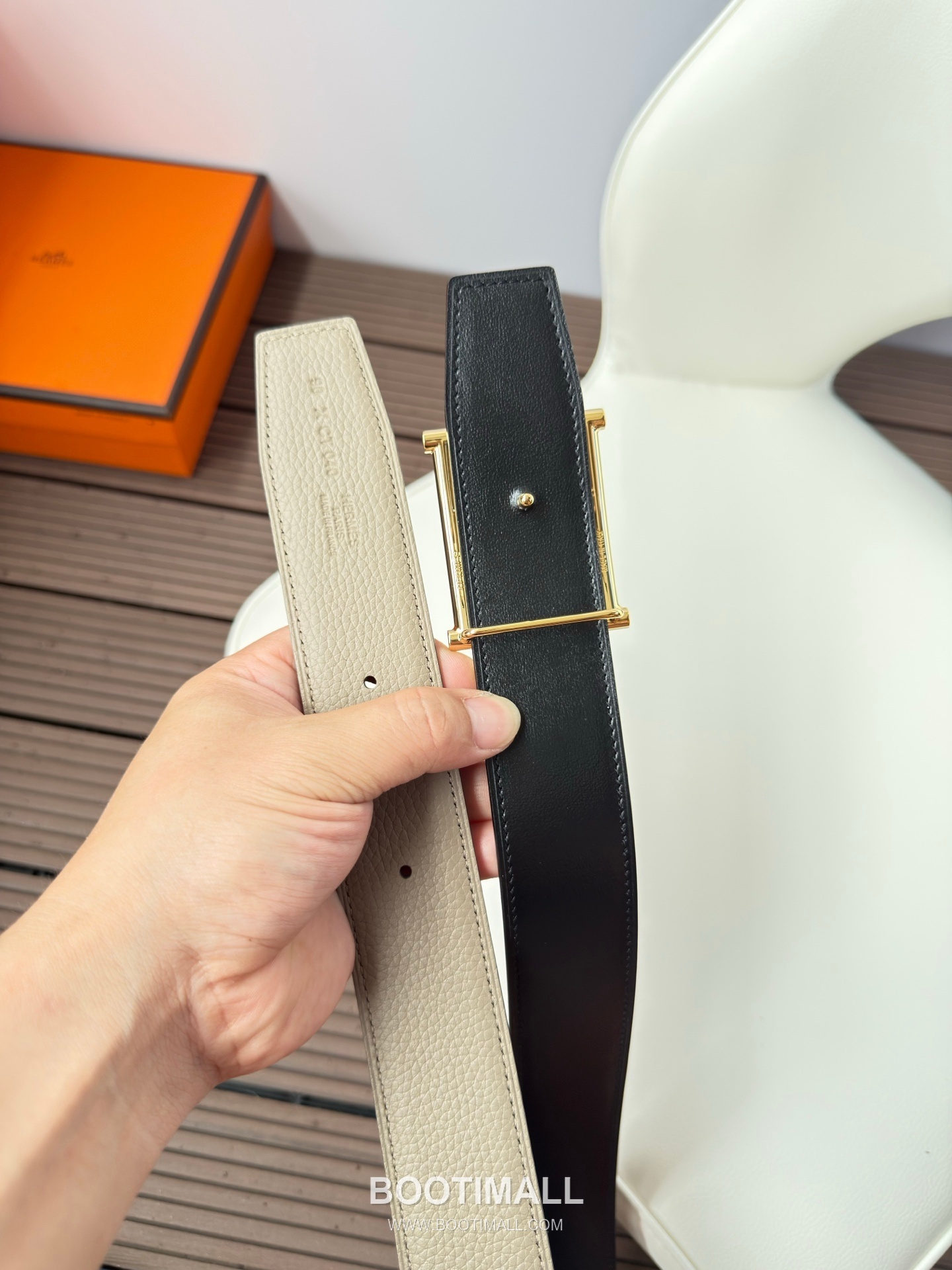 Hermes Constance Calfskin Leather Reversible Belt with H Buckle Palladium 에르메스 콘스탄스 카프스킨 레더 리버서블 벨트 H버클 스테인리스 스틸 팔라듐 피니시 3.8cm 6