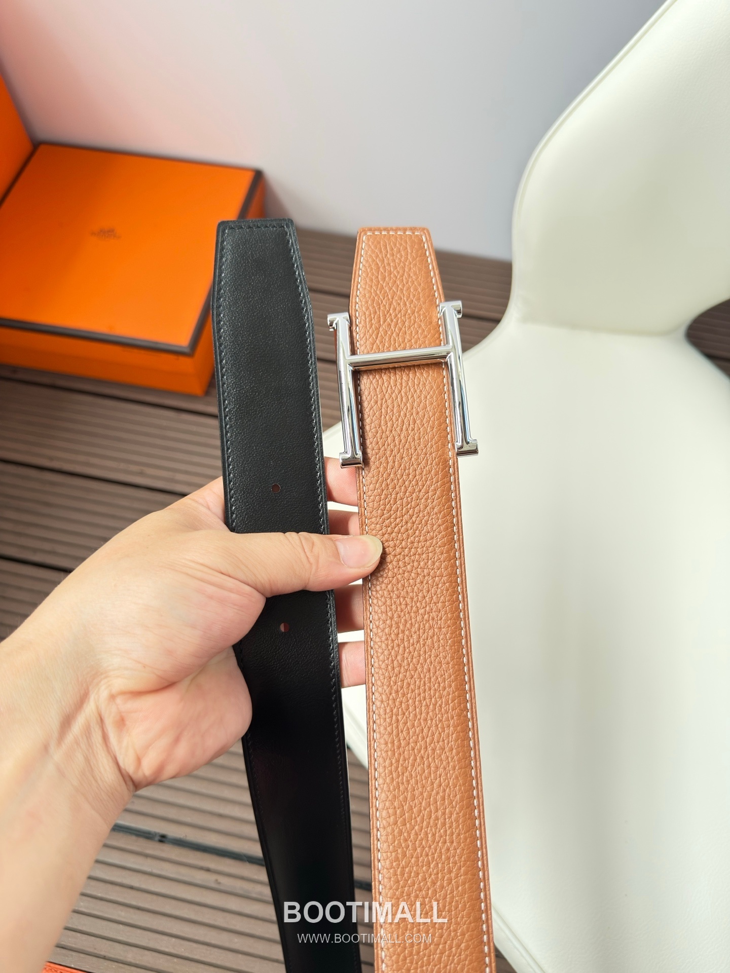 Hermes Constance Calfskin Leather Reversible Belt with H Buckle Palladium 에르메스 콘스탄스 카프스킨 레더 리버서블 벨트 H버클 스테인리스 스틸 팔라듐 피니시 3.8cm 5