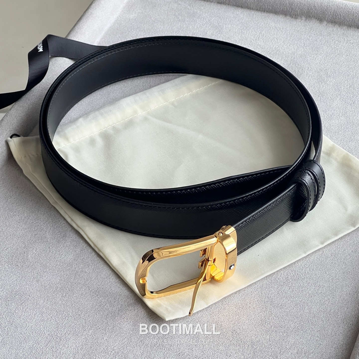 Montblanc Calfskin Grained Smooth Leather Reversible Belt with Star Logo Pin Buckle Palladium 몽블랑 카프스킨 그레인 스무스 레더 리버서블 벨트 스타 로고 핀 버클 황동 베이스 팔라듐 피니시 MB131188 3.5cm 8