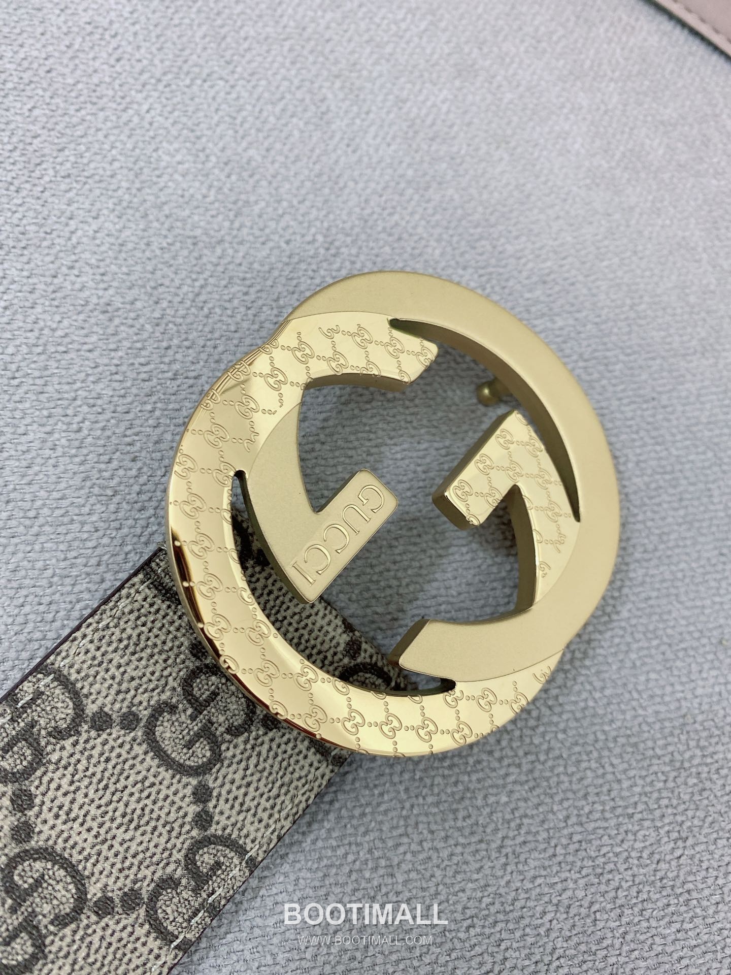 Gucci Calfskin Leather Belt with GG Logo Buckle Palladium 구찌 카프스킨 레더 벨트 GG 로고 버클 황동 베이스 팔라듐 피니시 4.0cm 8