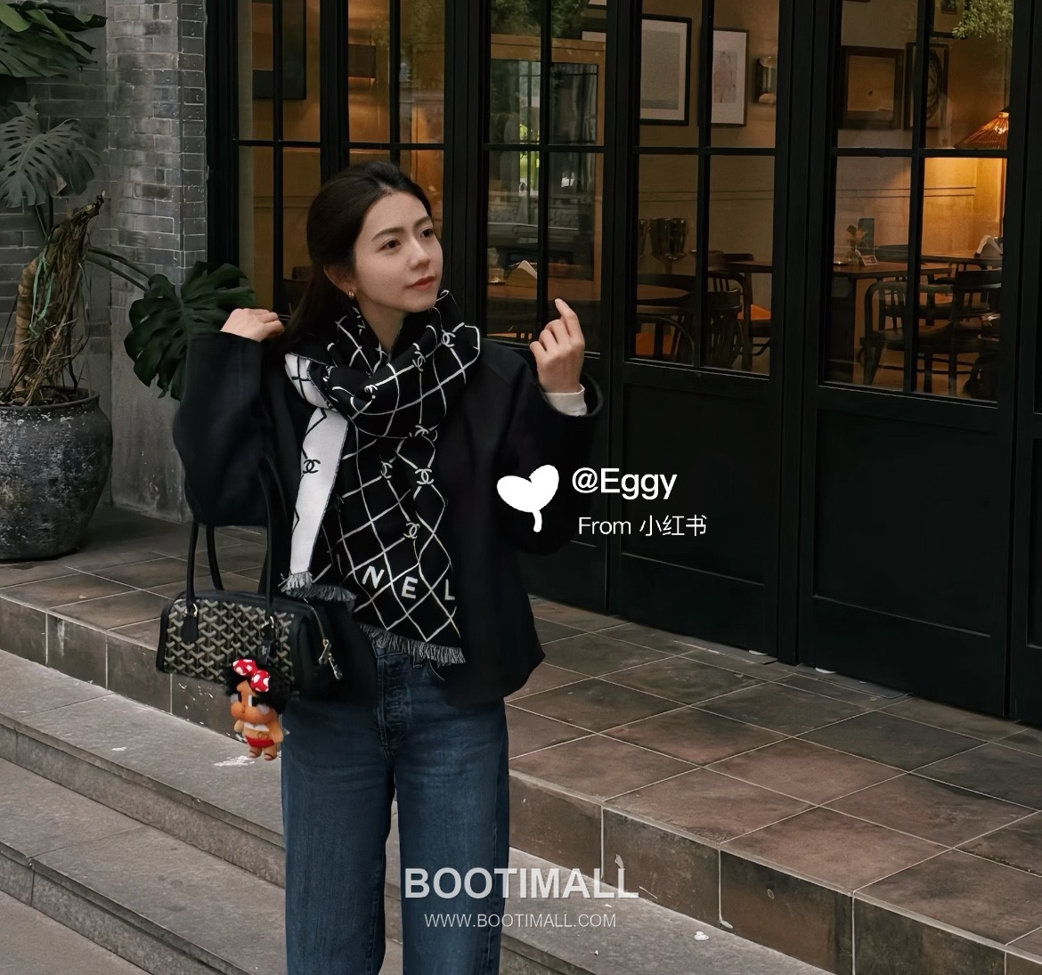 Goyard Bonbonniere Leather Baguette Shoulder Bag with Top Handle Strap 고야드 본보니에르 레더 바게트 숄더백 탑핸들 스트랩 30cm 2