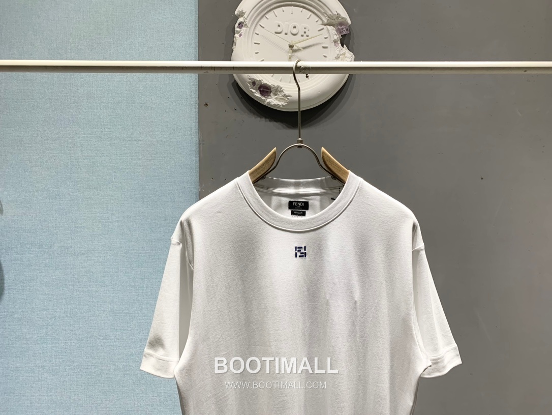 Fendi SS26 FF Selleria Embroidered Cotton T-Shirt 펜디 SS26 FF 셀러리아 자수 코튼 티셔츠 2