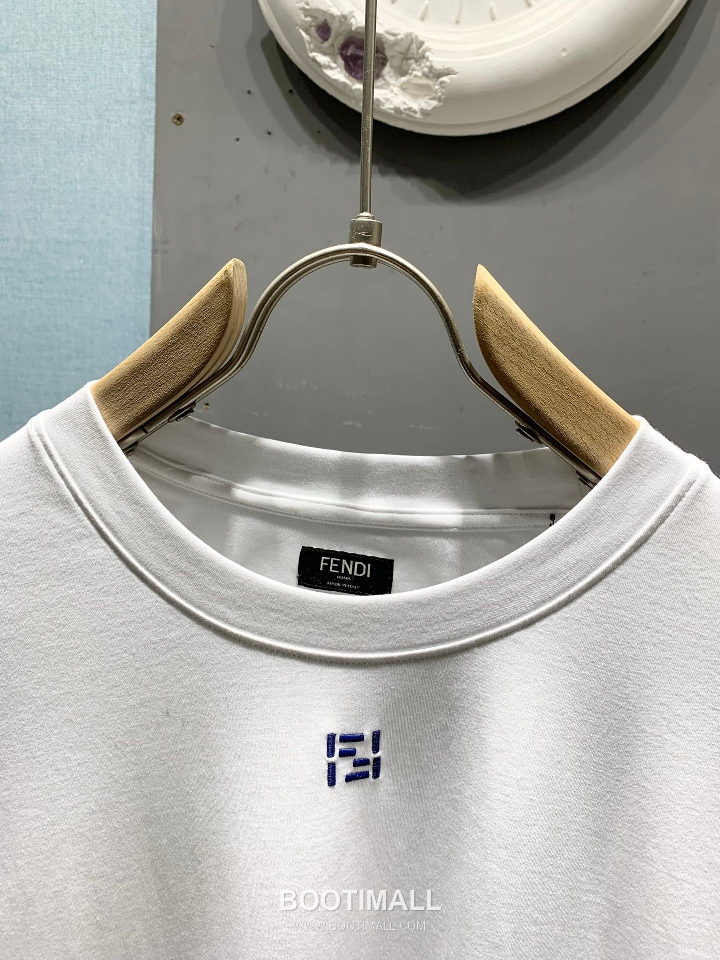 Fendi SS26 FF Selleria Embroidered Cotton T-Shirt 펜디 SS26 FF 셀러리아 자수 코튼 티셔츠 4