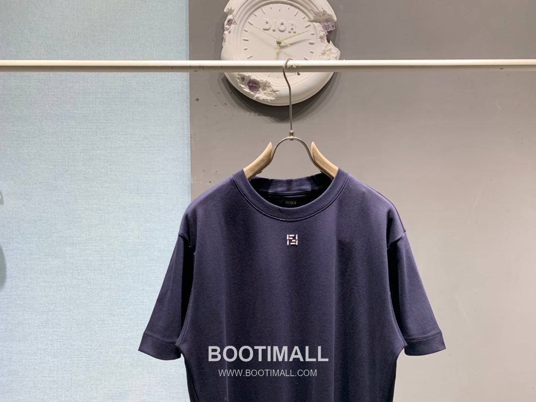 Fendi SS26 FF Selleria Embroidered Cotton T-Shirt 펜디 SS26 FF 셀러리아 자수 코튼 티셔츠 2