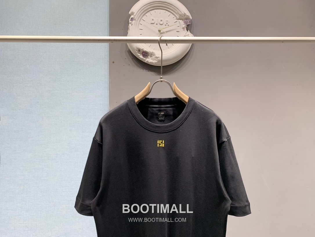 Fendi SS26 FF Selleria Embroidered Cotton T-Shirt 펜디 SS26 FF 셀러리아 자수 코튼 티셔츠 5
