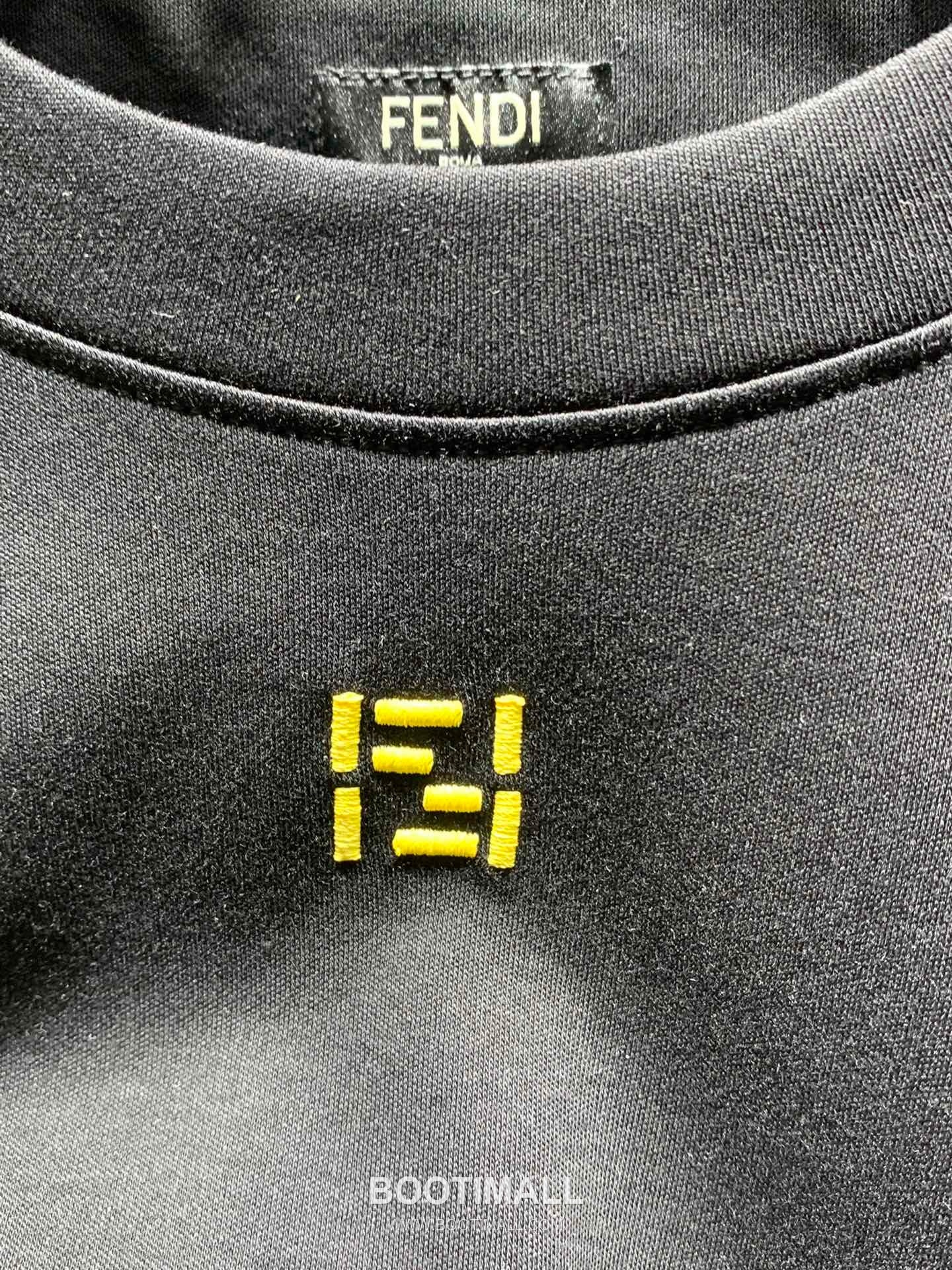 Fendi SS26 FF Selleria Embroidered Cotton T-Shirt 펜디 SS26 FF 셀러리아 자수 코튼 티셔츠 6