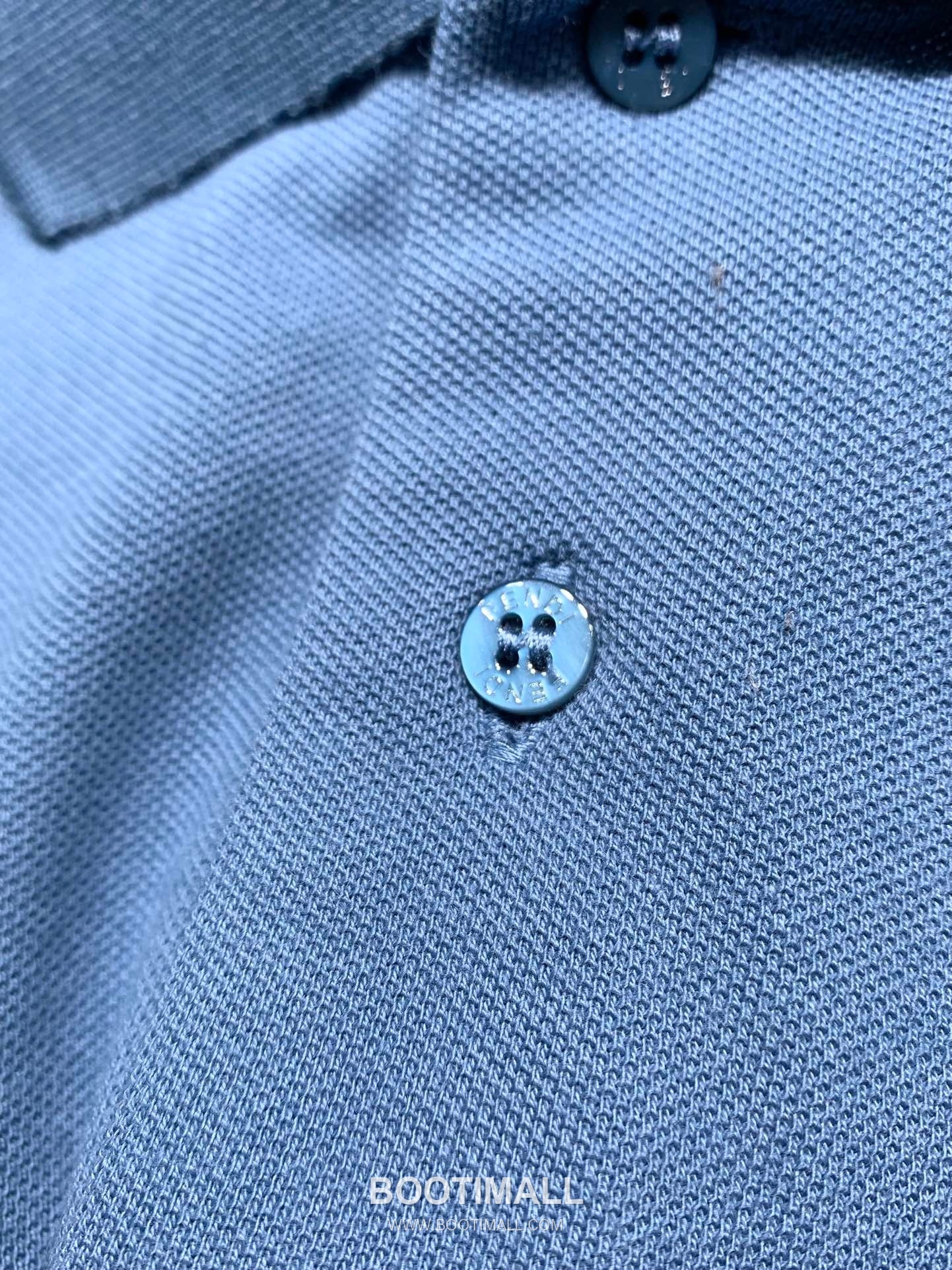 Fendi SS26 Metal FF Logo Piqué Cotton Polo Shirt 펜디 SS26 메탈 FF 로고 피케 코튼 폴로 셔츠 5