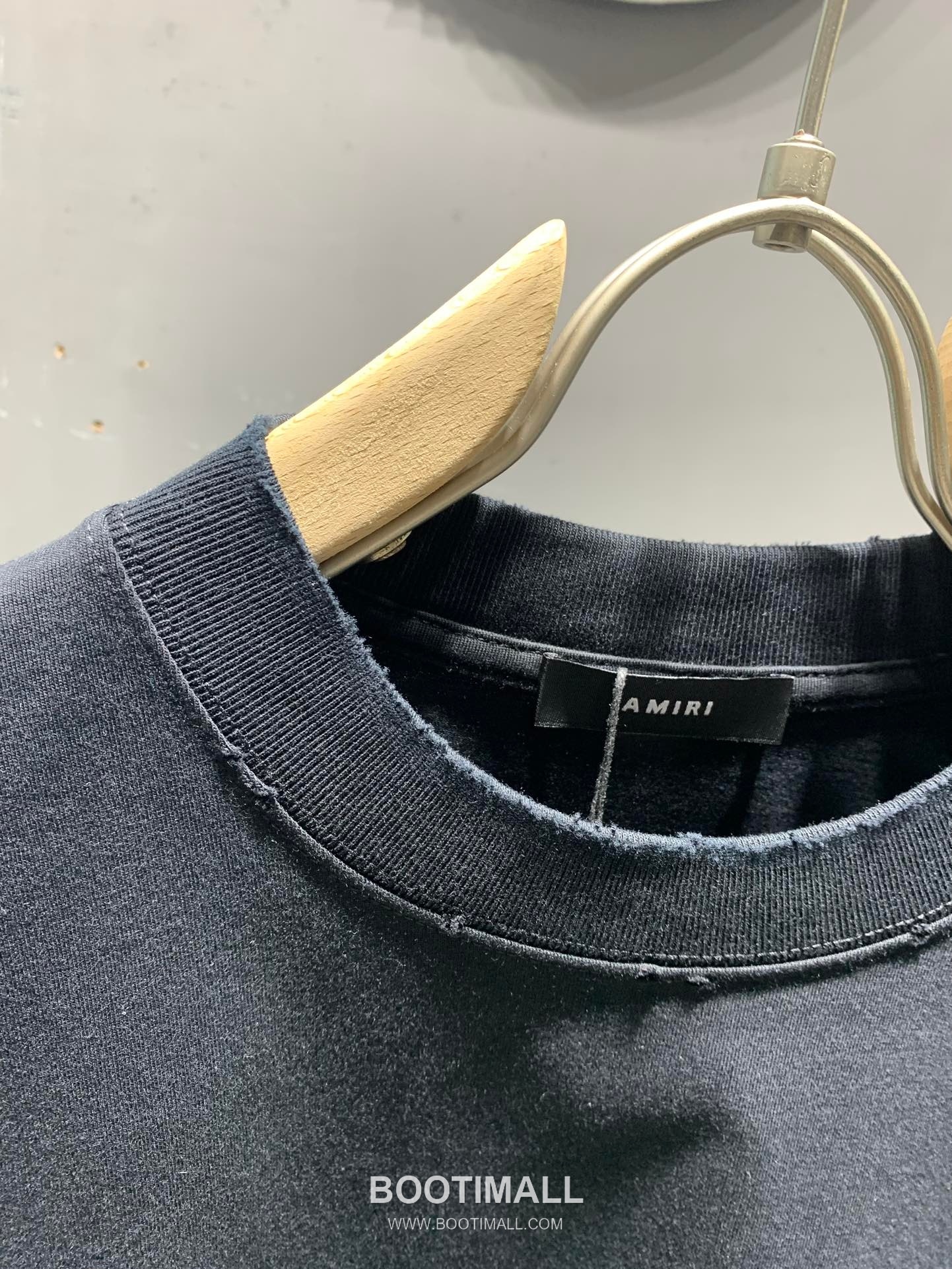 Amiri SS26 Laser Cut Logo Studded Cotton T-Shirt 아미리 SS26 레이저 컷 로고 스터드 코튼 티셔츠 7