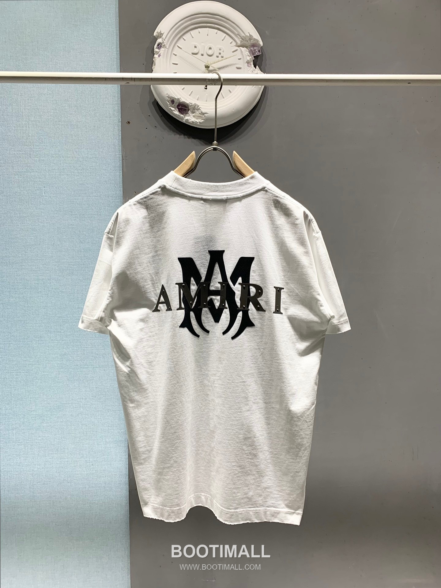 Amiri SS26 Laser Cut Logo Studded Cotton T-Shirt 아미리 SS26 레이저 컷 로고 스터드 코튼 티셔츠 7