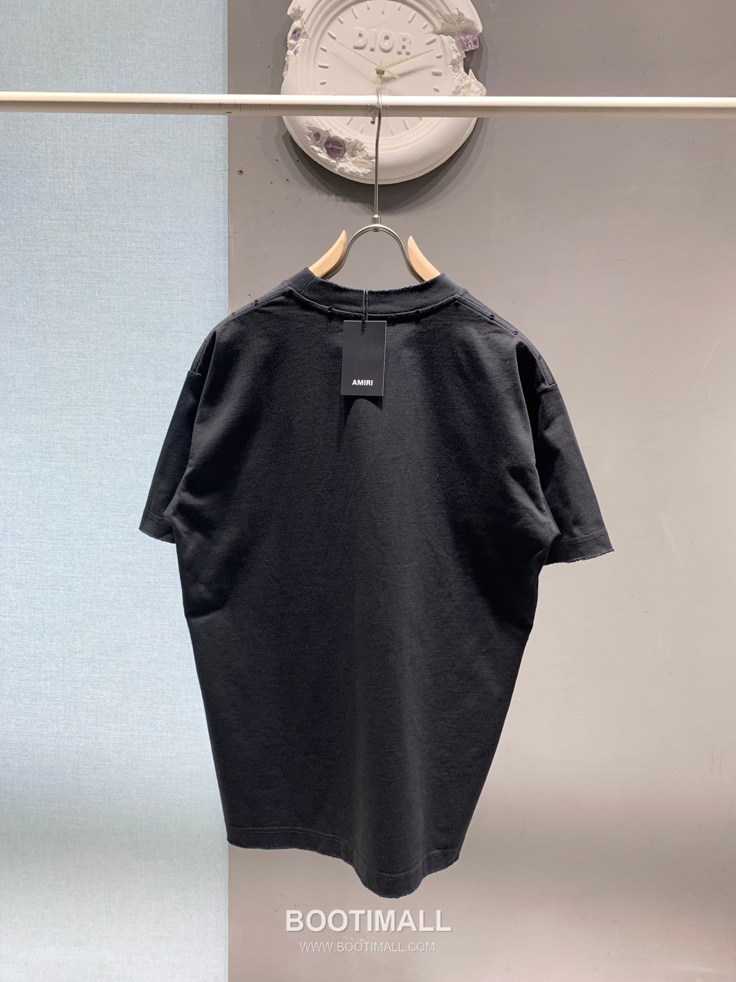 Amiri SS26 Logo Velvet Pressed Rhinestone Cotton T-Shirt 아미리 SS26 로고 벨벳 압착 스톤 코튼 티셔츠 7