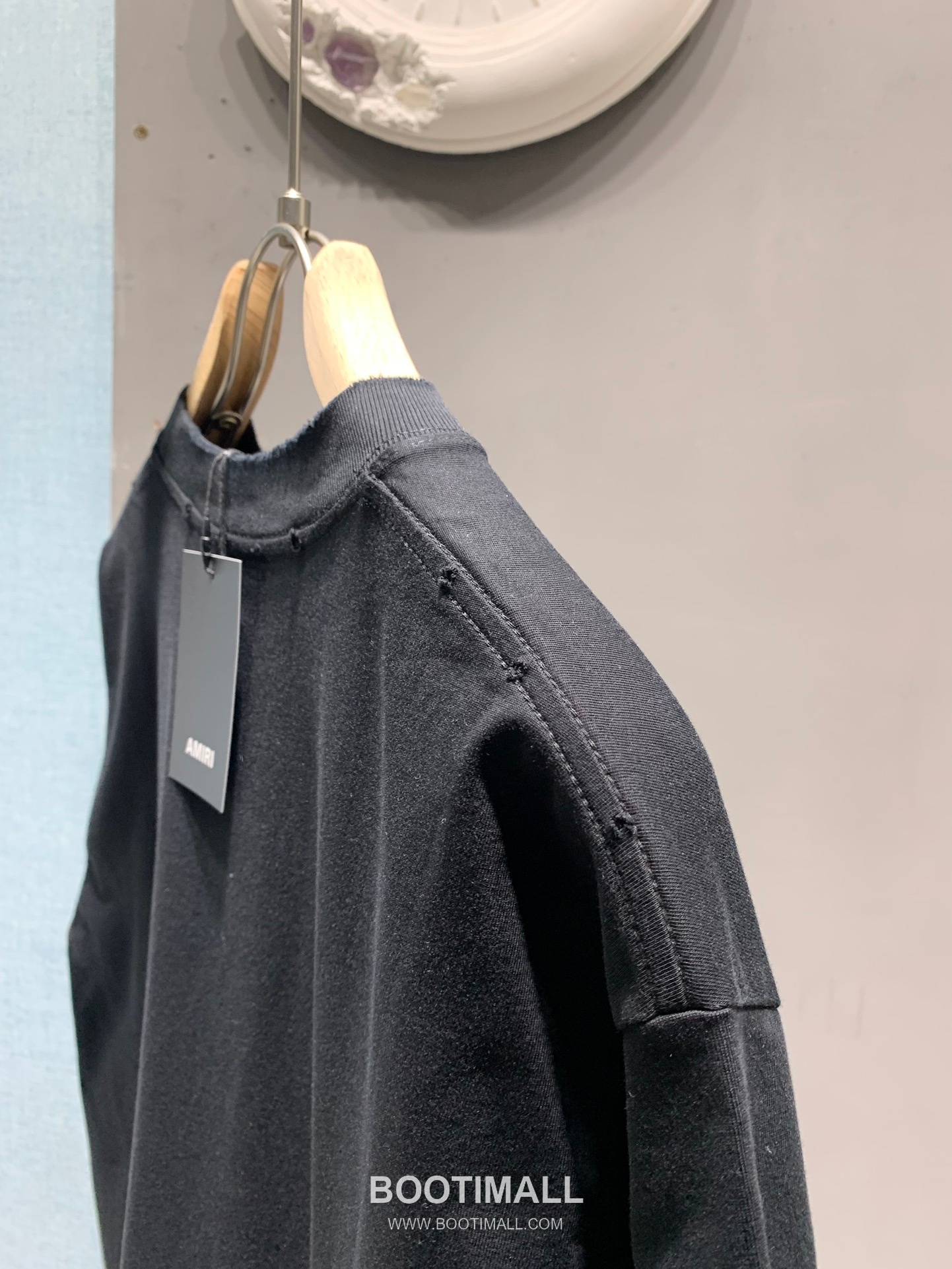 Amiri SS26 Logo Velvet Pressed Rhinestone Cotton T-Shirt 아미리 SS26 로고 벨벳 압착 스톤 코튼 티셔츠 8