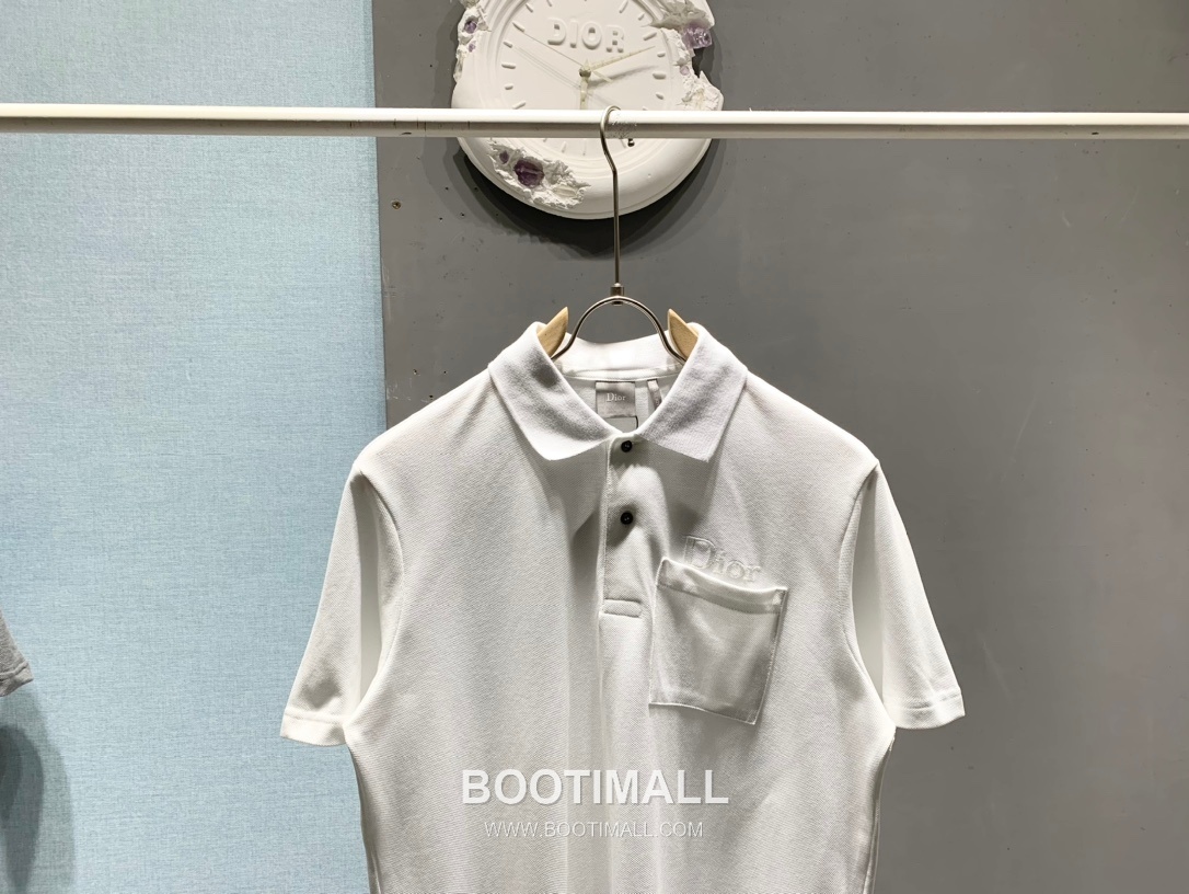 Dior SS26 Tone-on-Tone Embroidered Piqué Cotton Polo Shirt 디올 SS26 톤온톤 자수 피케 코튼 폴로 셔츠 2