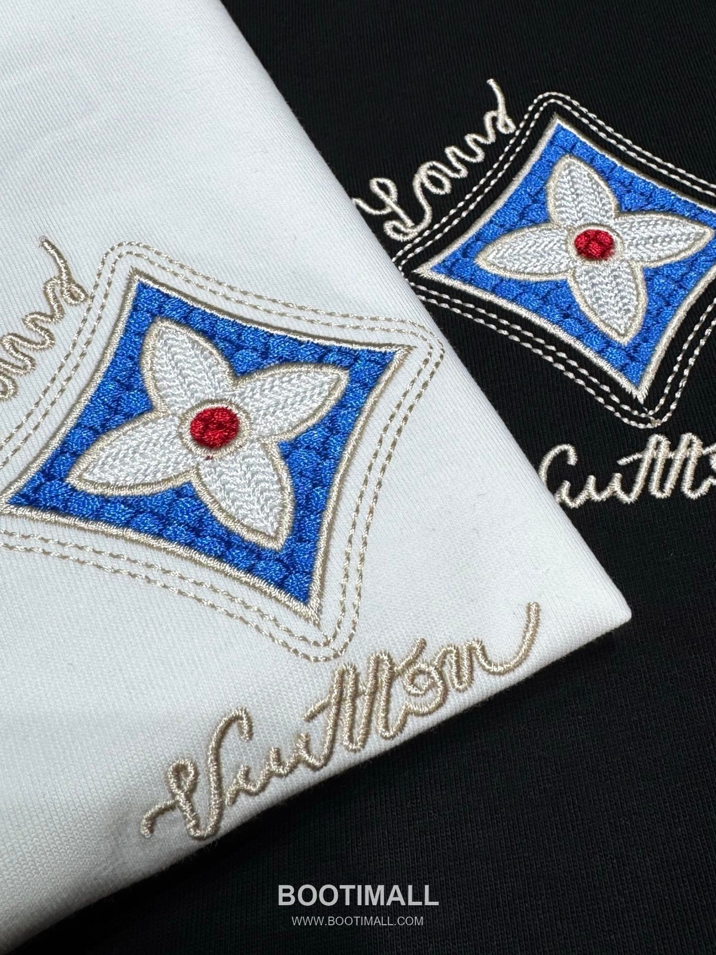 Louis Vuitton SS26 Clover Embroidered Logo Heavy Cotton T-Shirt 루이비통 SS26 클로버 자수 로고 헤비 코튼 티셔츠 AAW98215 18