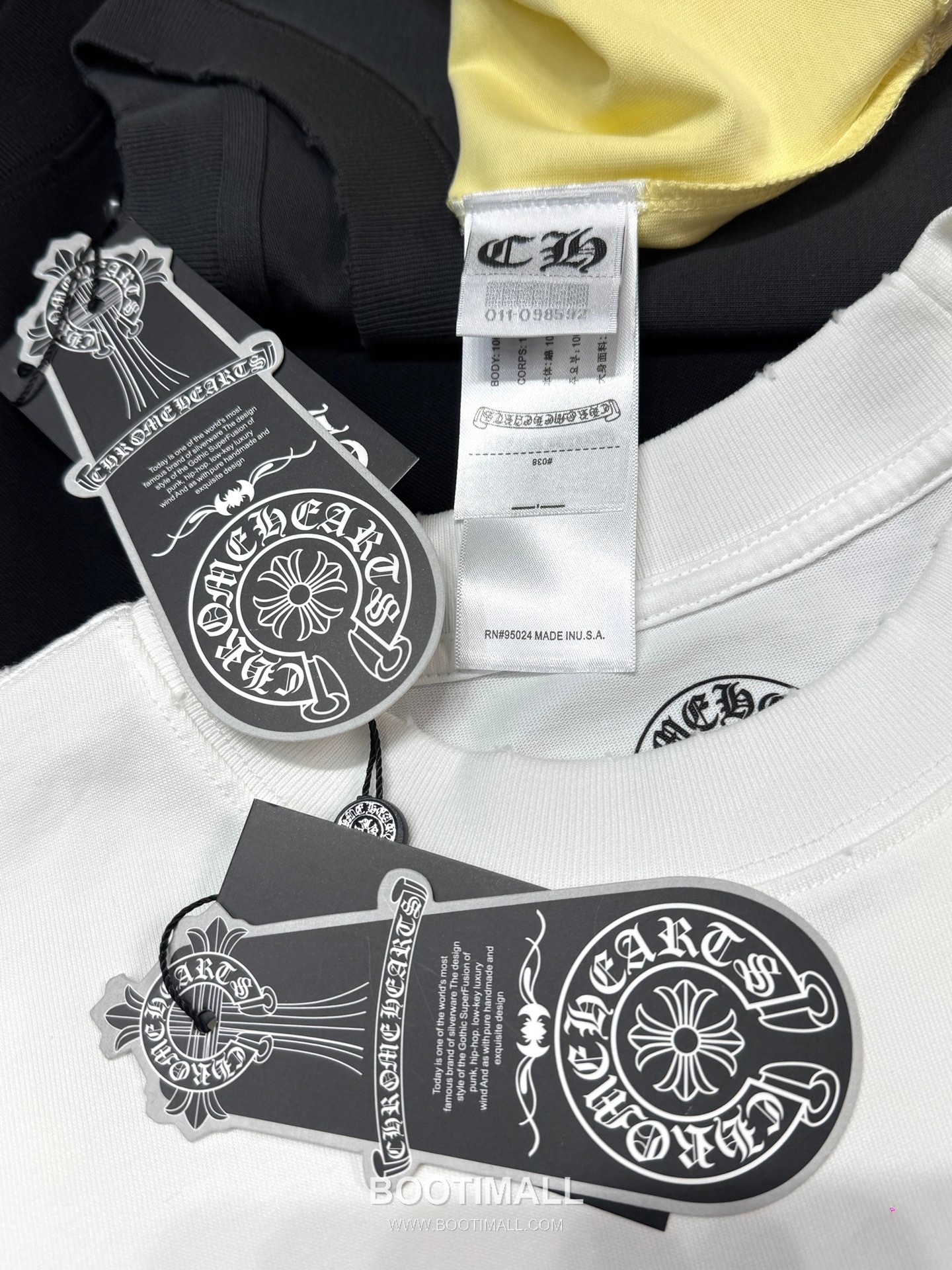 Chrome Hearts SS26 Distressed Horseshoe Discharge Print Cotton T-Shirt 크롬하츠 SS26 디스트로이드 호스슈 프린트 코튼 티셔츠 XL13501 8