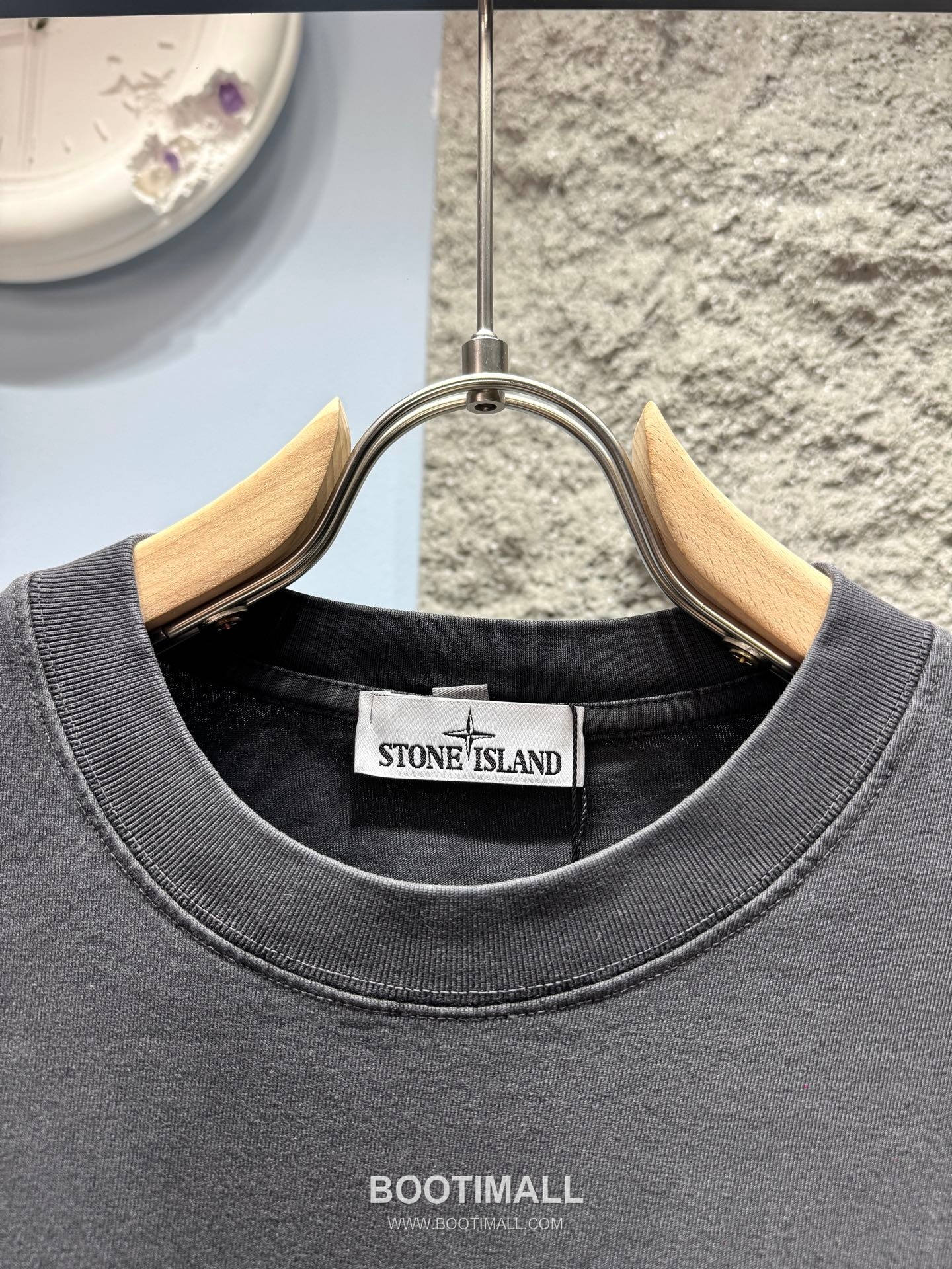 Stone Island SS26 Compass Logo Print Heavy Cotton T-Shirt 스톤아일랜드 SS26 컴퍼스 로고 프린트 헤비 코튼 티셔츠 WG26881 2