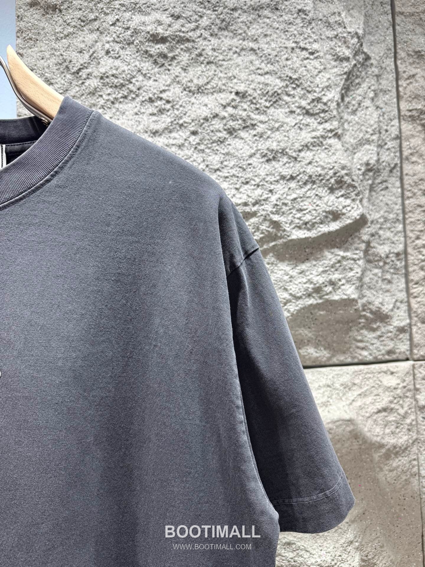 Stone Island SS26 Compass Logo Print Heavy Cotton T-Shirt 스톤아일랜드 SS26 컴퍼스 로고 프린트 헤비 코튼 티셔츠 WG26881 4