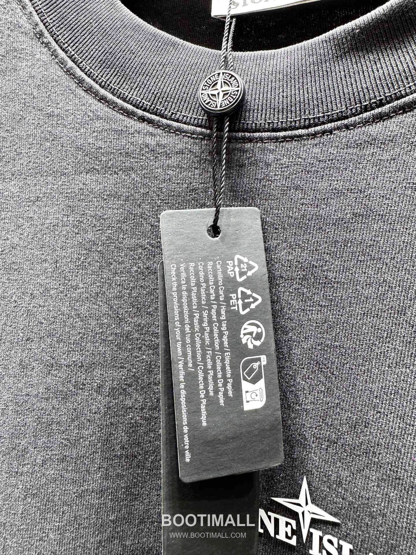 Stone Island SS26 Compass Logo Print Heavy Cotton T-Shirt 스톤아일랜드 SS26 컴퍼스 로고 프린트 헤비 코튼 티셔츠 WG26881 6