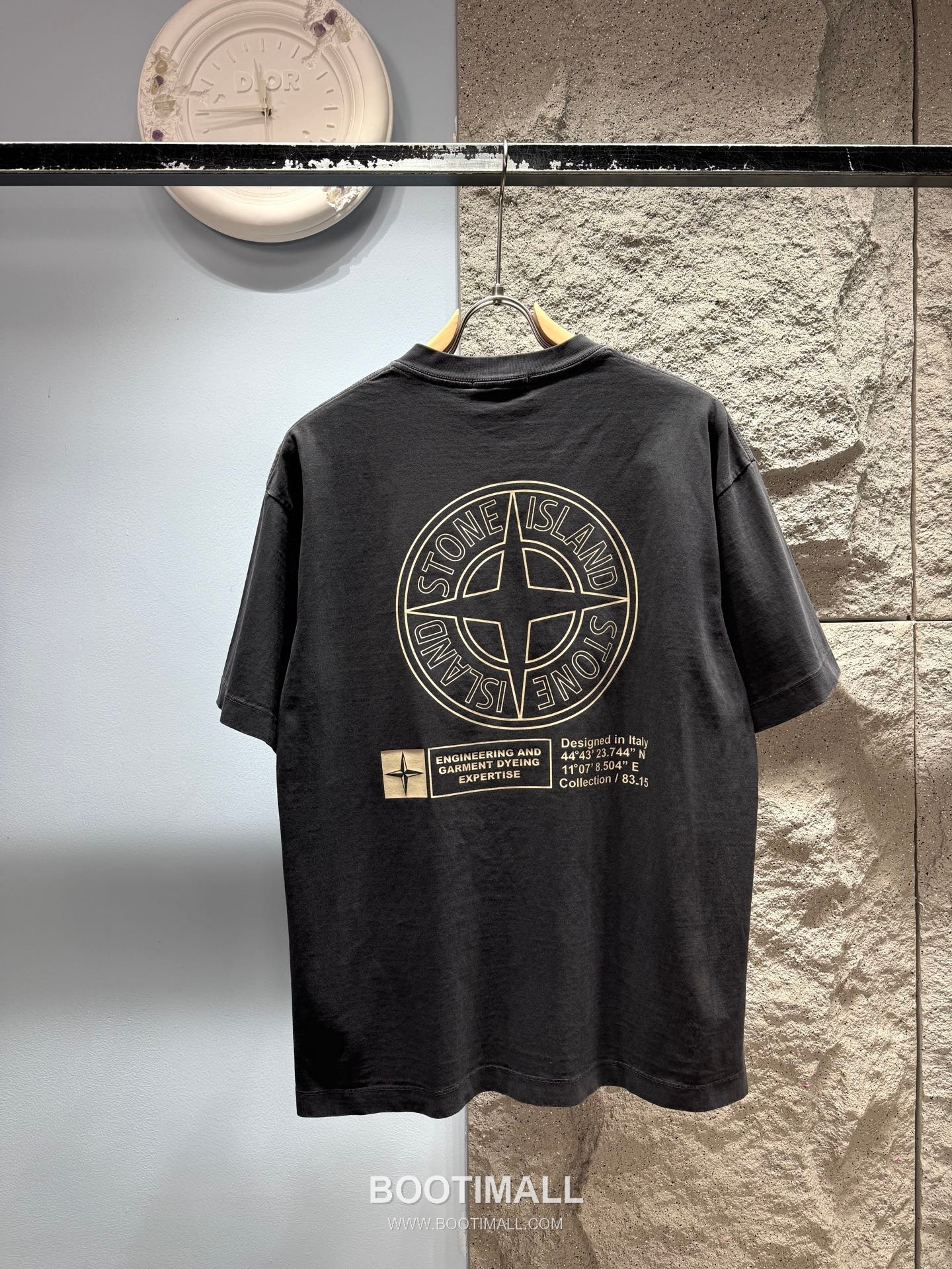 Stone Island SS26 Compass Logo Print Heavy Cotton T-Shirt 스톤아일랜드 SS26 컴퍼스 로고 프린트 헤비 코튼 티셔츠 WG26881 9