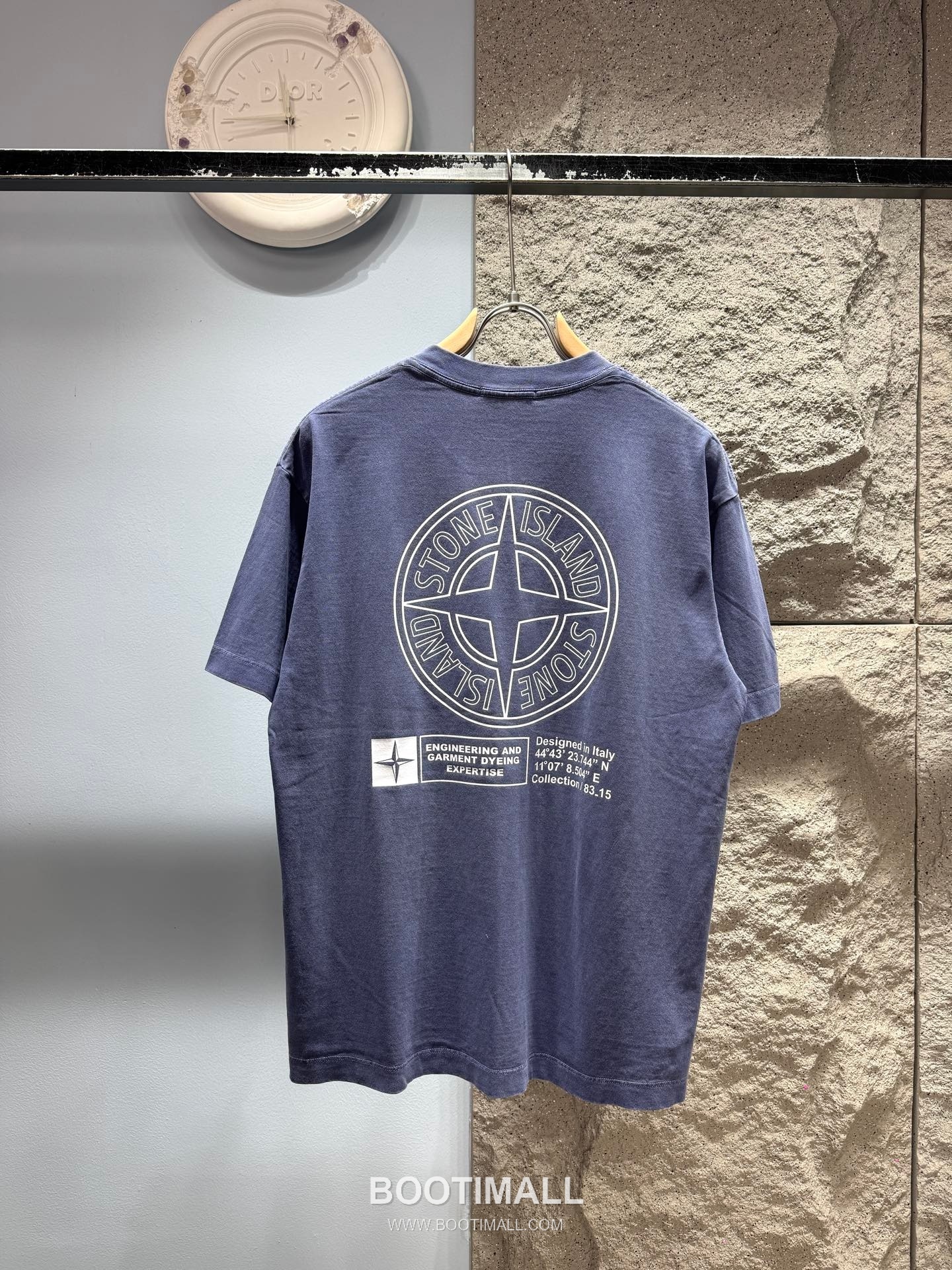 Stone Island SS26 Compass Logo Print Heavy Cotton T-Shirt 스톤아일랜드 SS26 컴퍼스 로고 프린트 헤비 코튼 티셔츠 WG26881 9