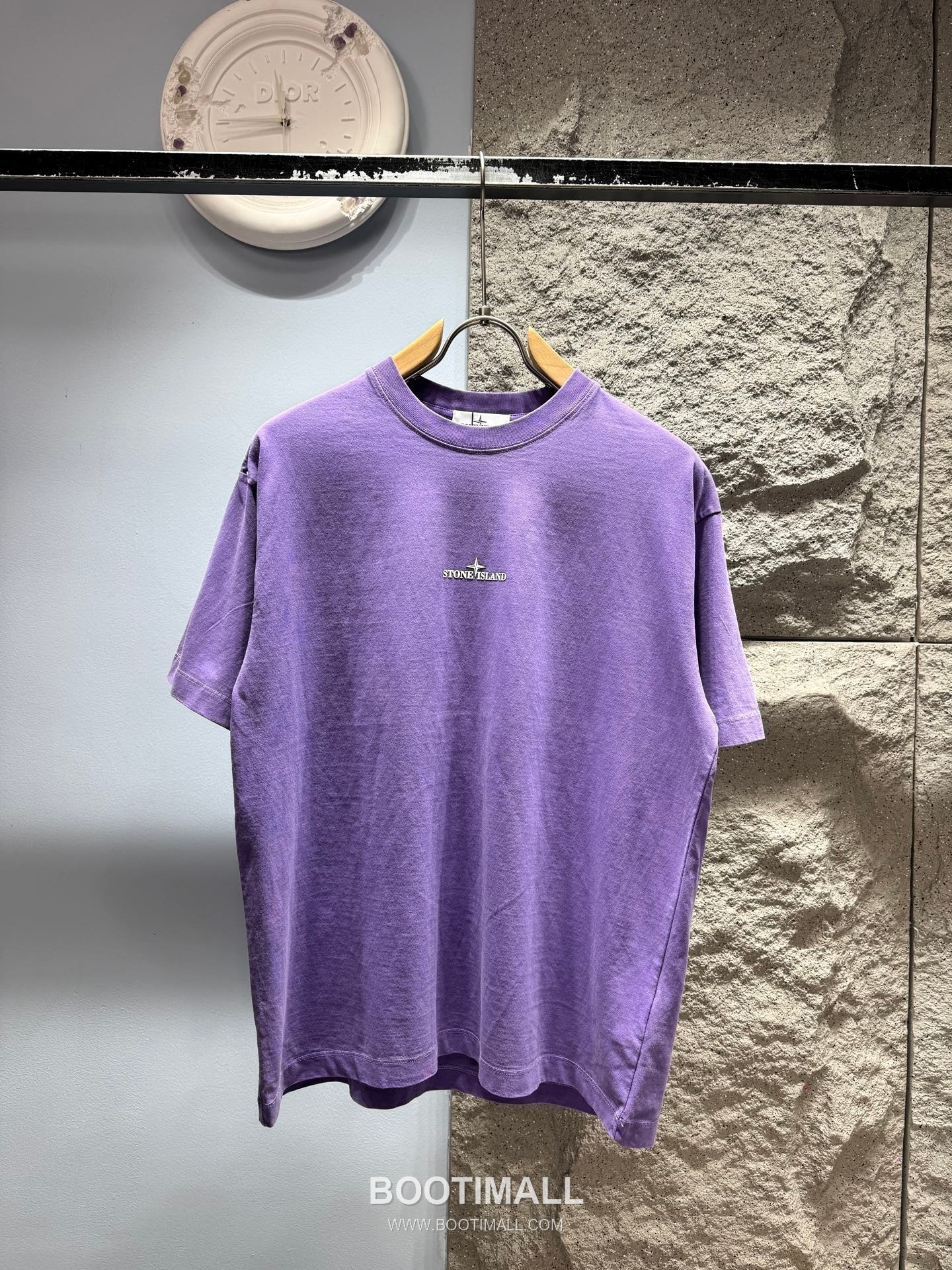 Stone Island SS26 Compass Logo Print Heavy Cotton T-Shirt 스톤아일랜드 SS26 컴퍼스 로고 프린트 헤비 코튼 티셔츠 WG26881 1