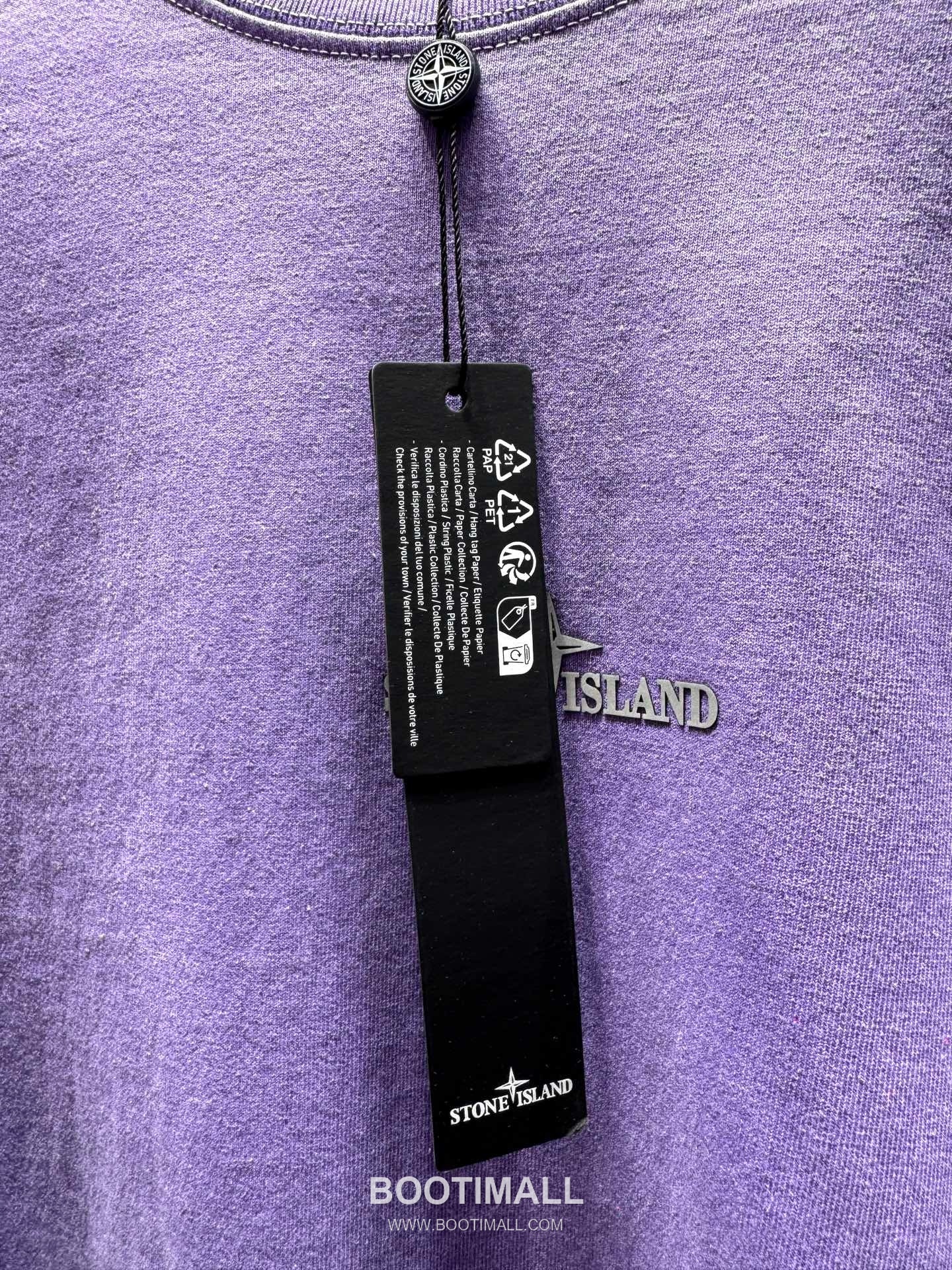 Stone Island SS26 Compass Logo Print Heavy Cotton T-Shirt 스톤아일랜드 SS26 컴퍼스 로고 프린트 헤비 코튼 티셔츠 WG26881 6