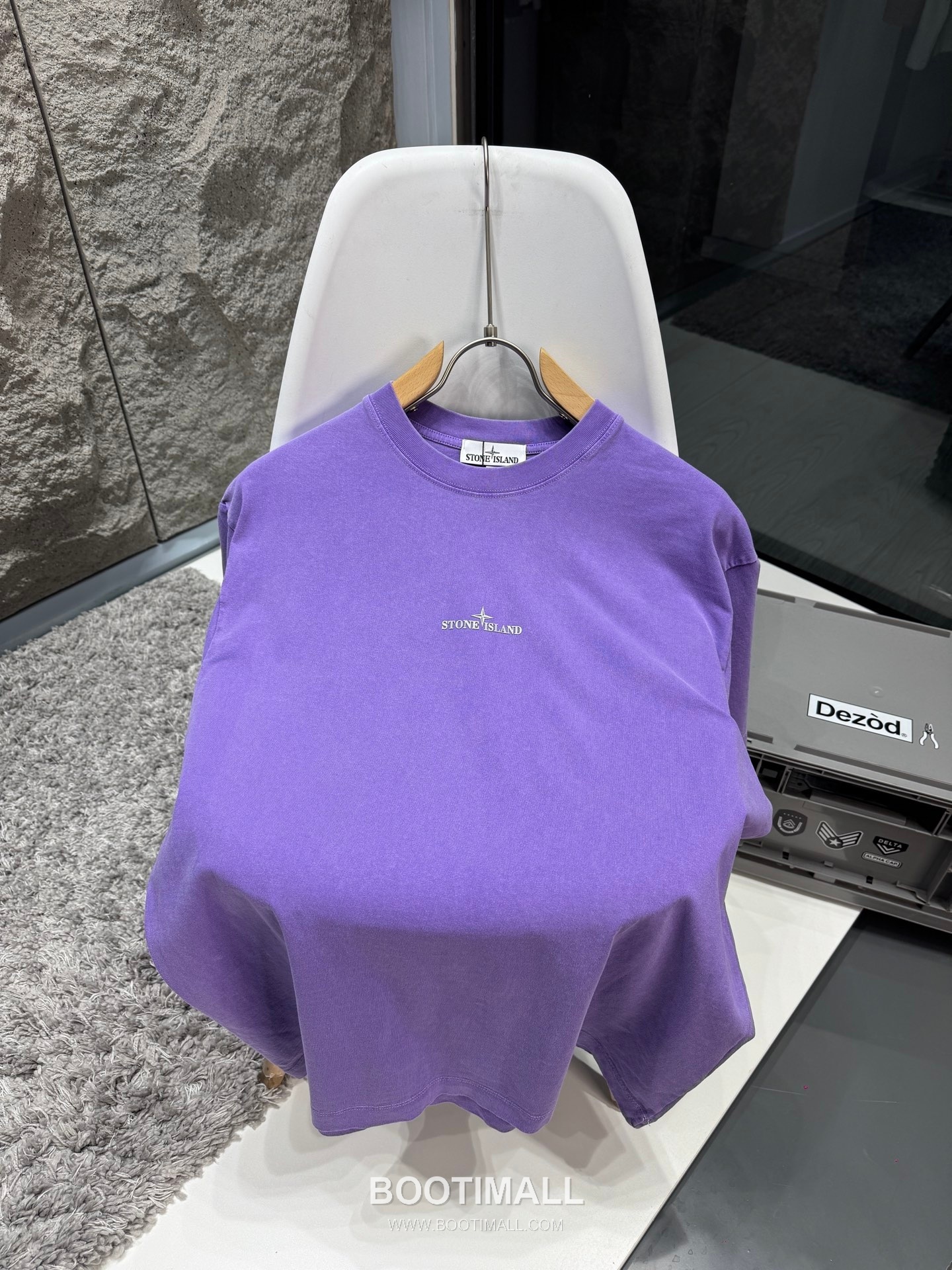 Stone Island SS26 Compass Logo Print Heavy Cotton T-Shirt 스톤아일랜드 SS26 컴퍼스 로고 프린트 헤비 코튼 티셔츠 WG26881 3