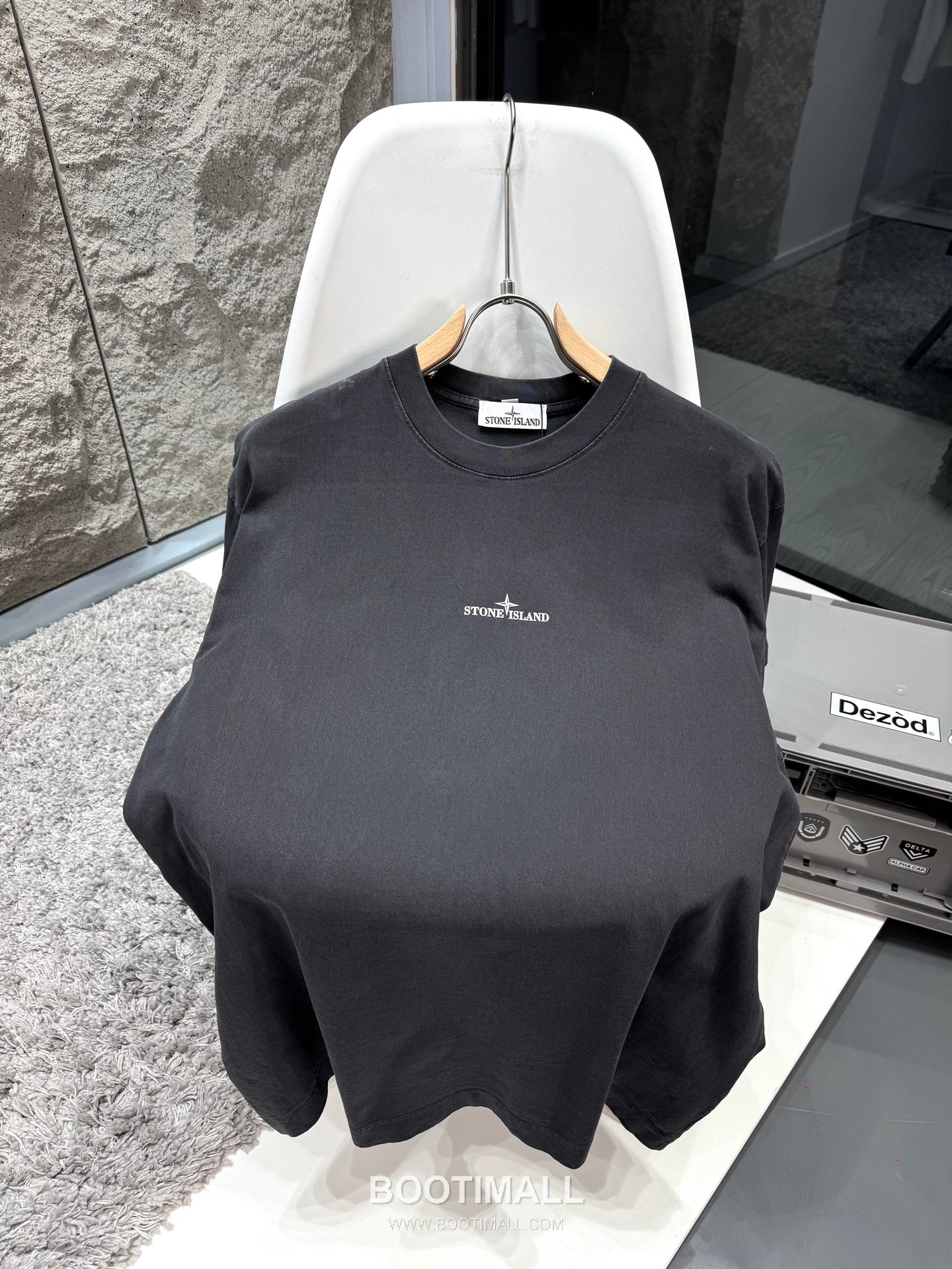 Stone Island SS26 Compass Logo Print Heavy Cotton T-Shirt 스톤아일랜드 SS26 컴퍼스 로고 프린트 헤비 코튼 티셔츠 WG26881 5