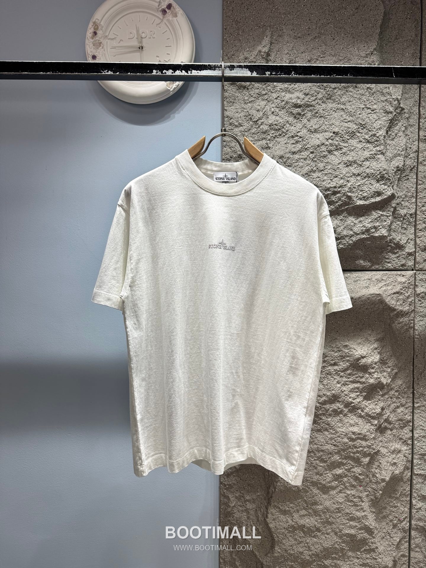 Stone Island SS26 Compass Logo Print Heavy Cotton T-Shirt 스톤아일랜드 SS26 컴퍼스 로고 프린트 헤비 코튼 티셔츠 WG26881 10