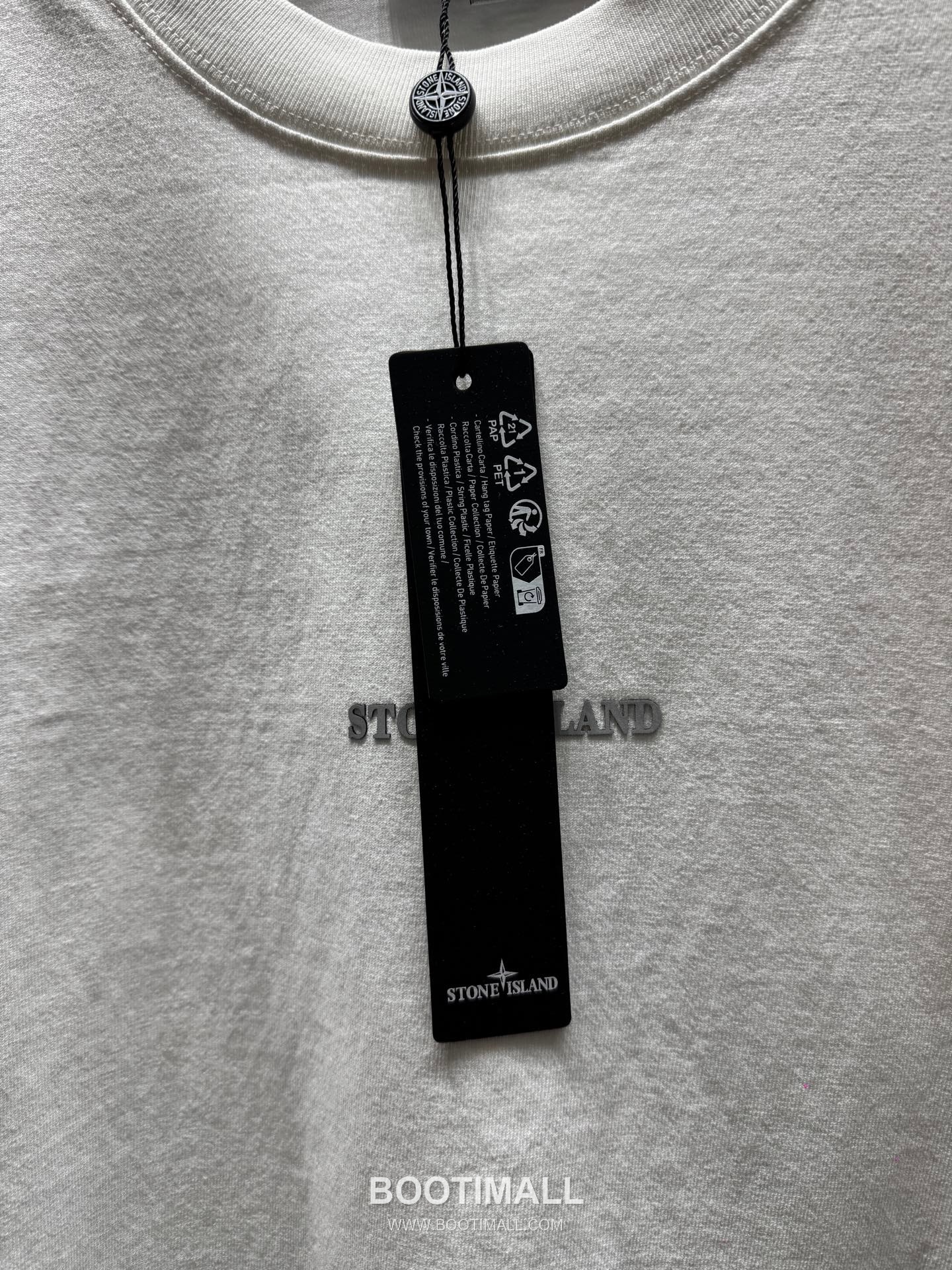 Stone Island SS26 Compass Logo Print Heavy Cotton T-Shirt 스톤아일랜드 SS26 컴퍼스 로고 프린트 헤비 코튼 티셔츠 WG26881 15
