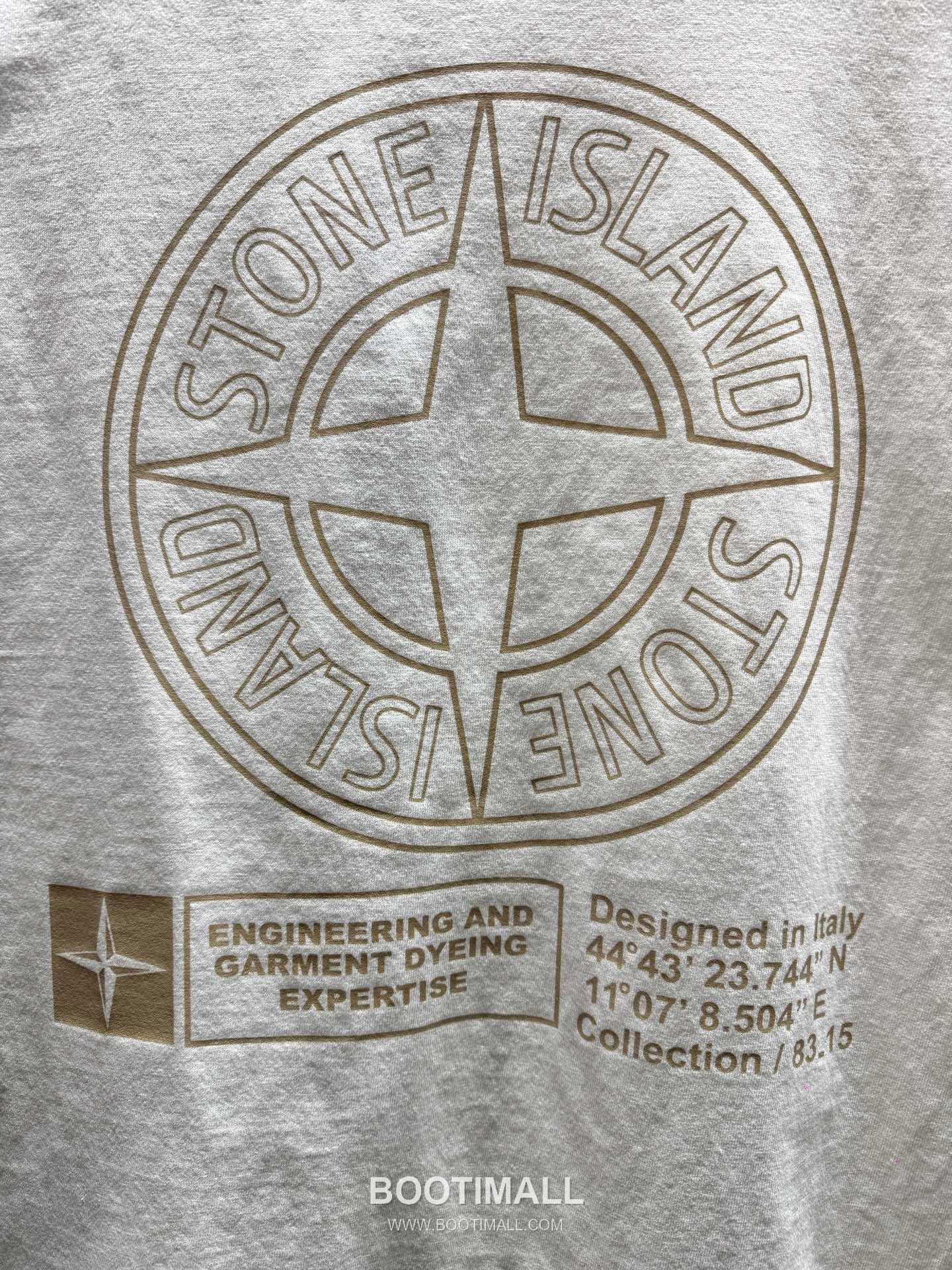 Stone Island SS26 Compass Logo Print Heavy Cotton T-Shirt 스톤아일랜드 SS26 컴퍼스 로고 프린트 헤비 코튼 티셔츠 WG26881 17