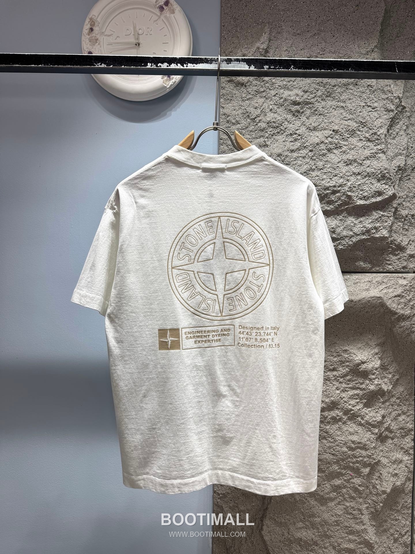 Stone Island SS26 Compass Logo Print Heavy Cotton T-Shirt 스톤아일랜드 SS26 컴퍼스 로고 프린트 헤비 코튼 티셔츠 WG26881 18
