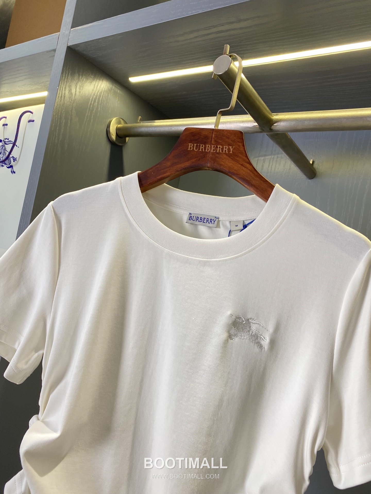 Burberry SS26 Check Panel Pleated Cotton T-Shirt 버버리 SS26 체크 패널 플리츠 코튼 티셔츠 3