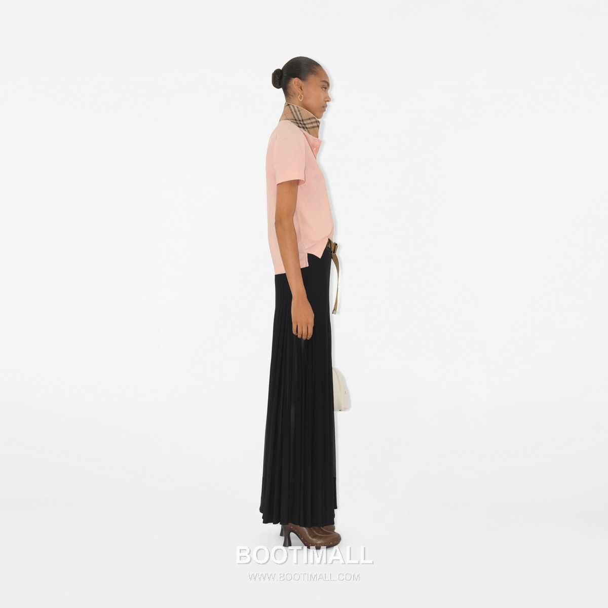 Burberry Check Collar Cotton Piqué Polo Shirt 버버리 체크 칼라 코튼 피케 폴로 셔츠 3